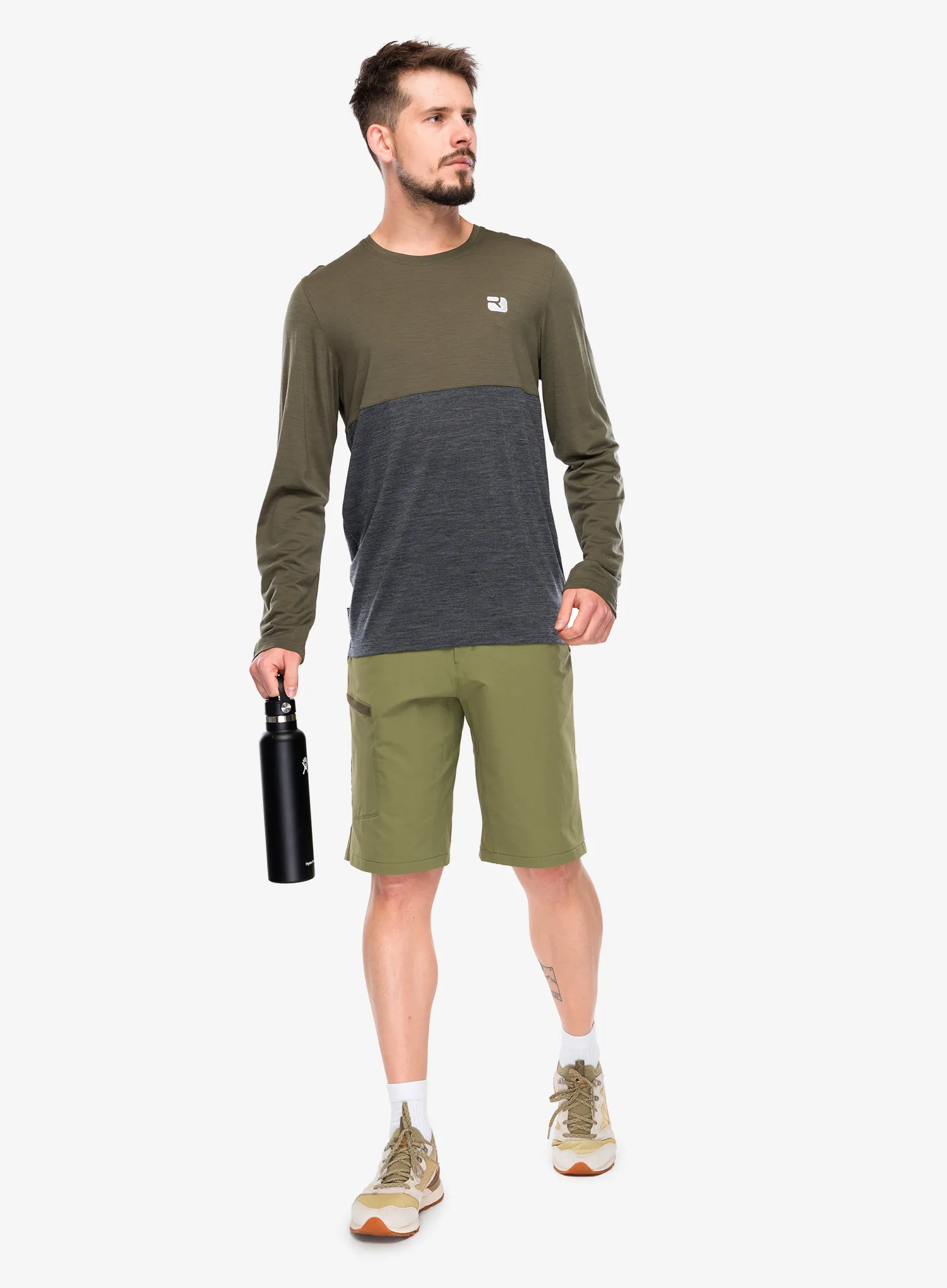 Pánské kraťasy Ortovox Pelmo Shorts - wild herbs