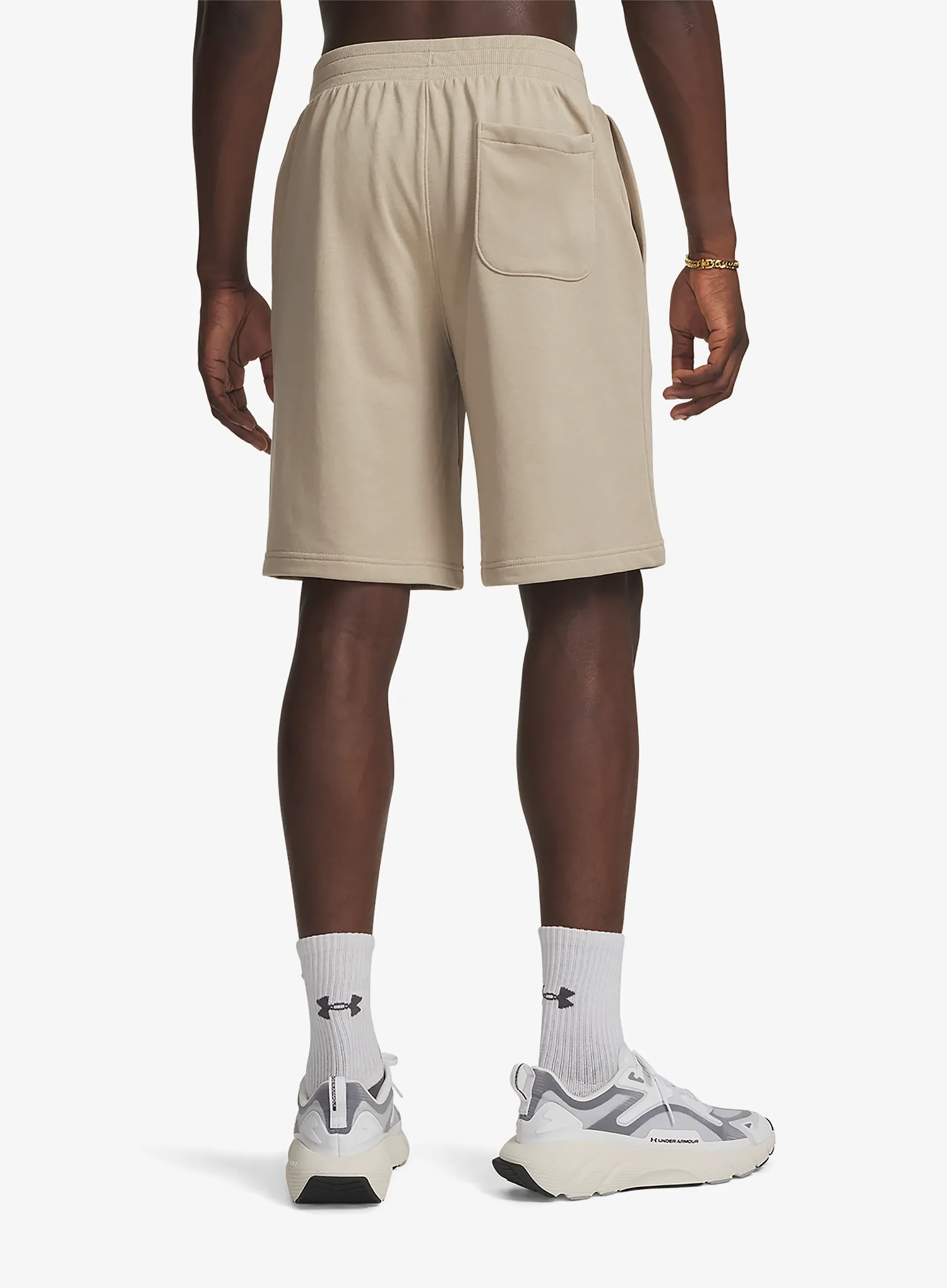 Pánské kraťasy Under Armour Rival LW Shorts - city khaki/black