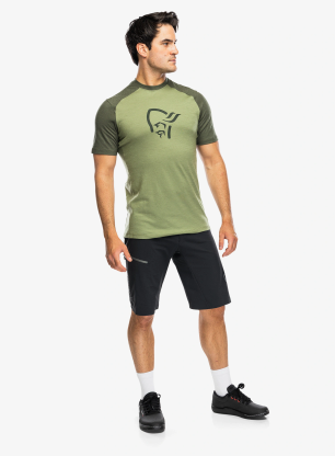 MTB kraťasy Norrona Fjora Flex1 Light Shorts - caviar black