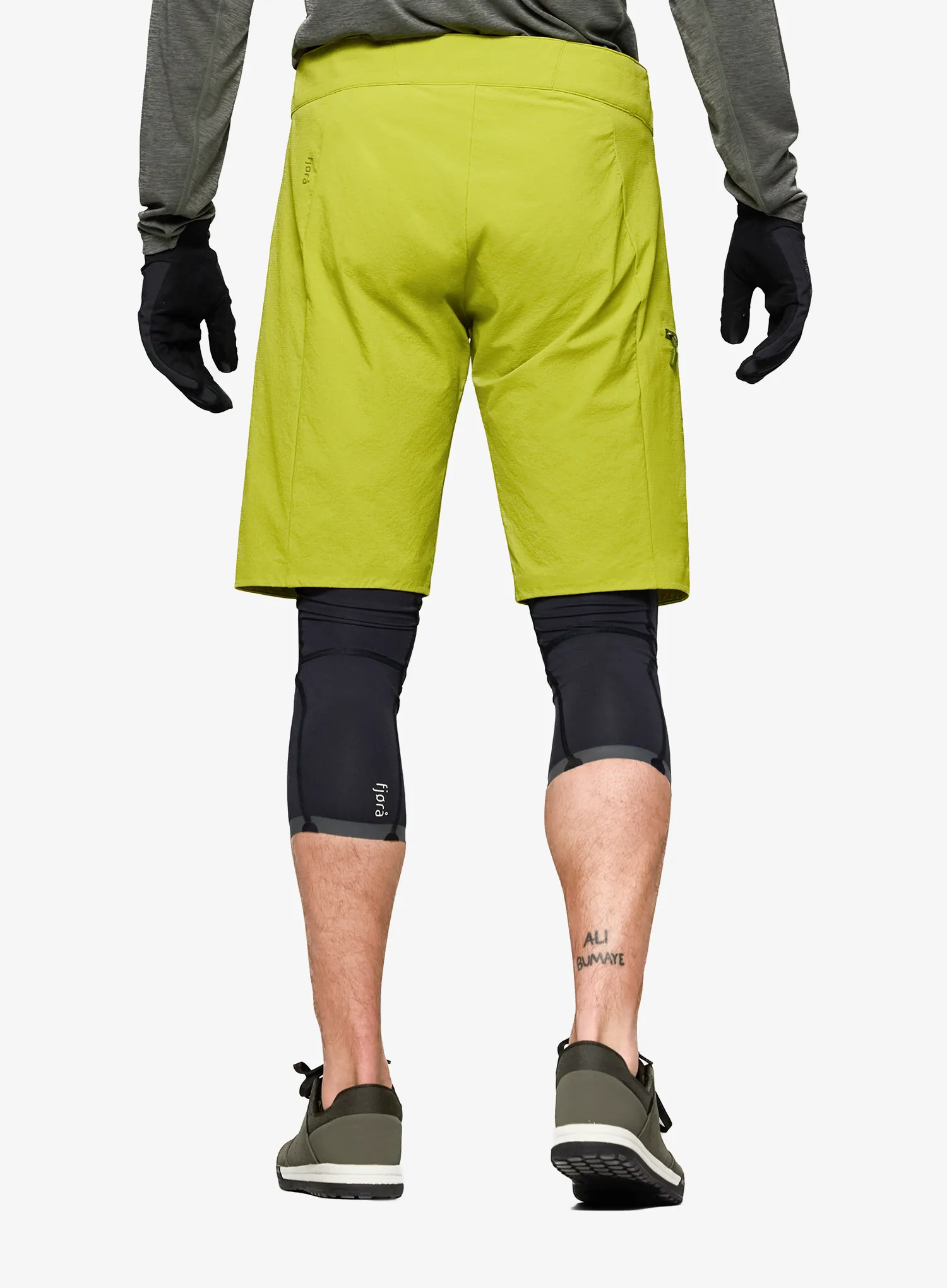 MTB kraťasy Norrona Fjora Flex1 Shorts - golden lime