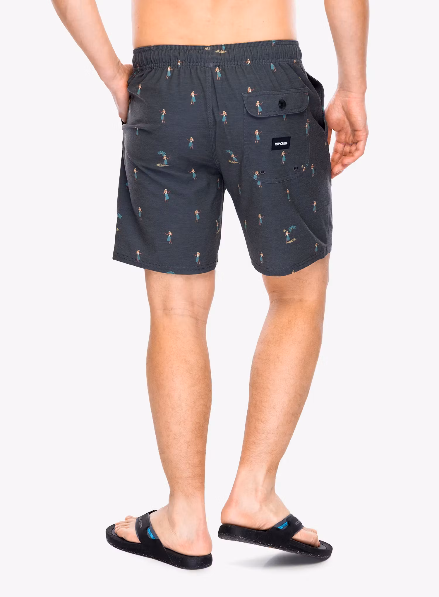 Kraťasy Rip Curl Hula Breach Volley - black