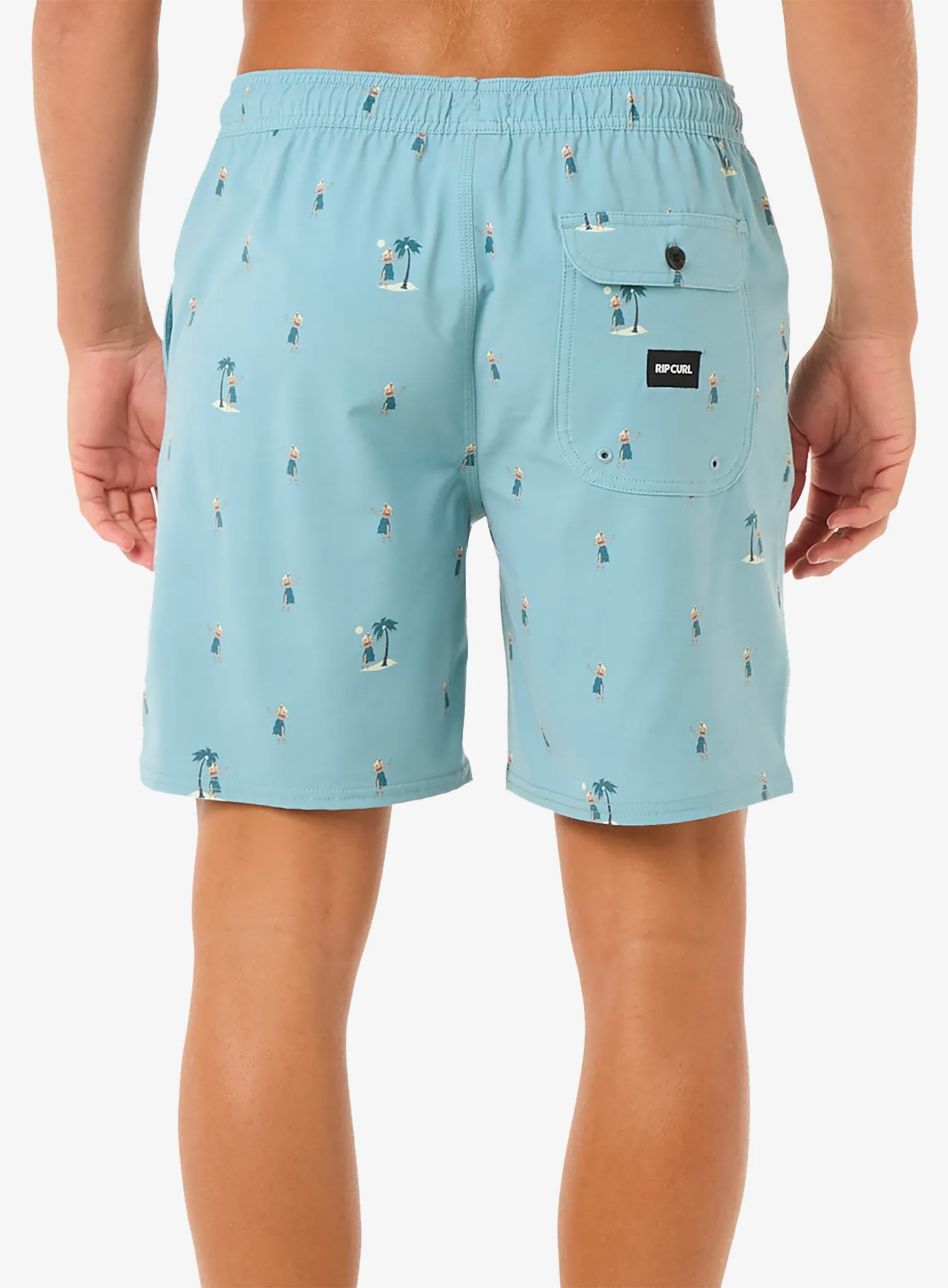 Kraťasy Rip Curl Hula Breach Volley - blue lagoon
