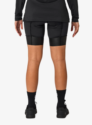Dámské cyklistické kraťasy s vložkou Fox Tecbase Liner Short - black/black