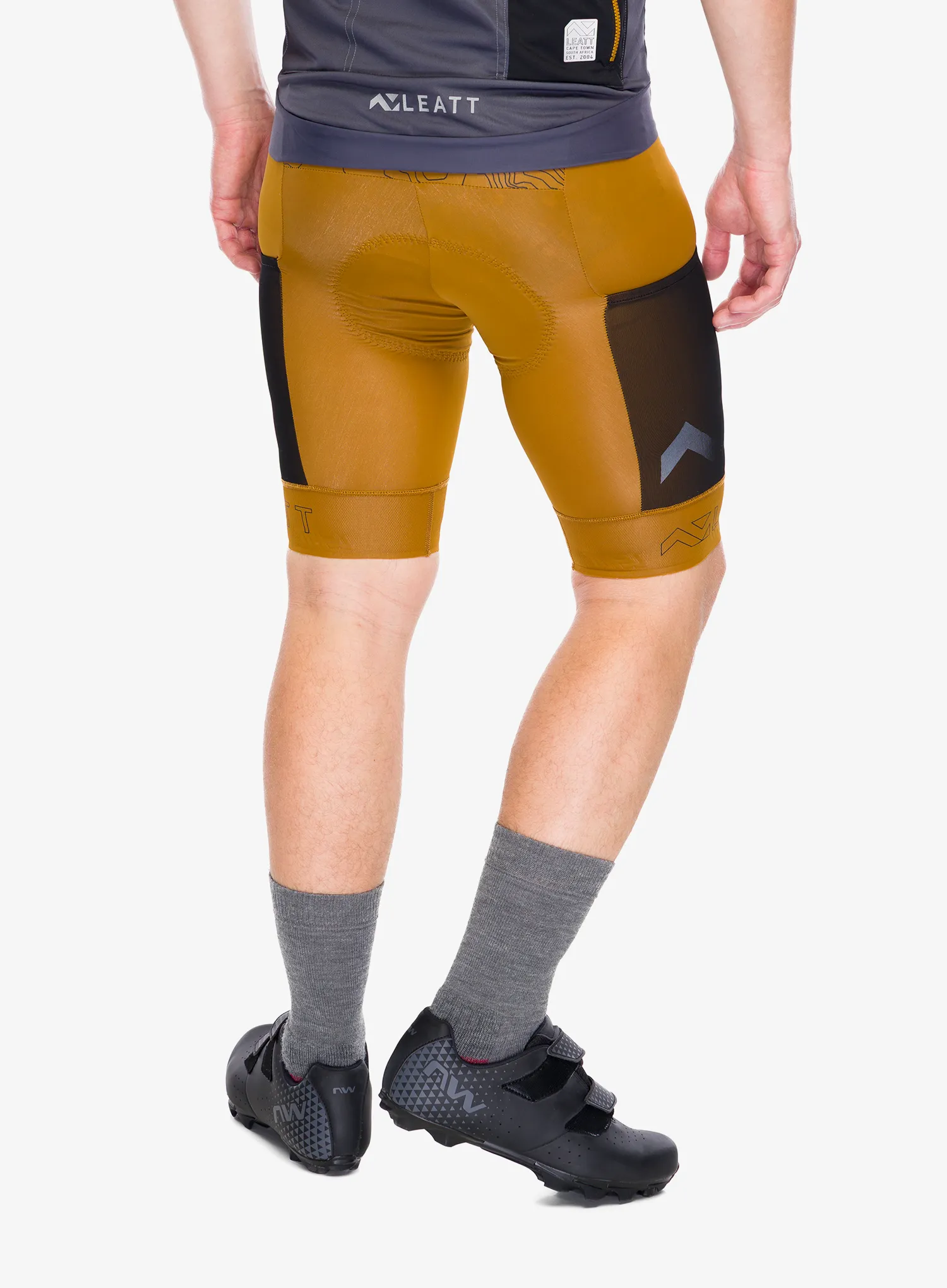 Cyklistické kraťasy Leatt Shorts MTB Endurance 5.0 - peanut