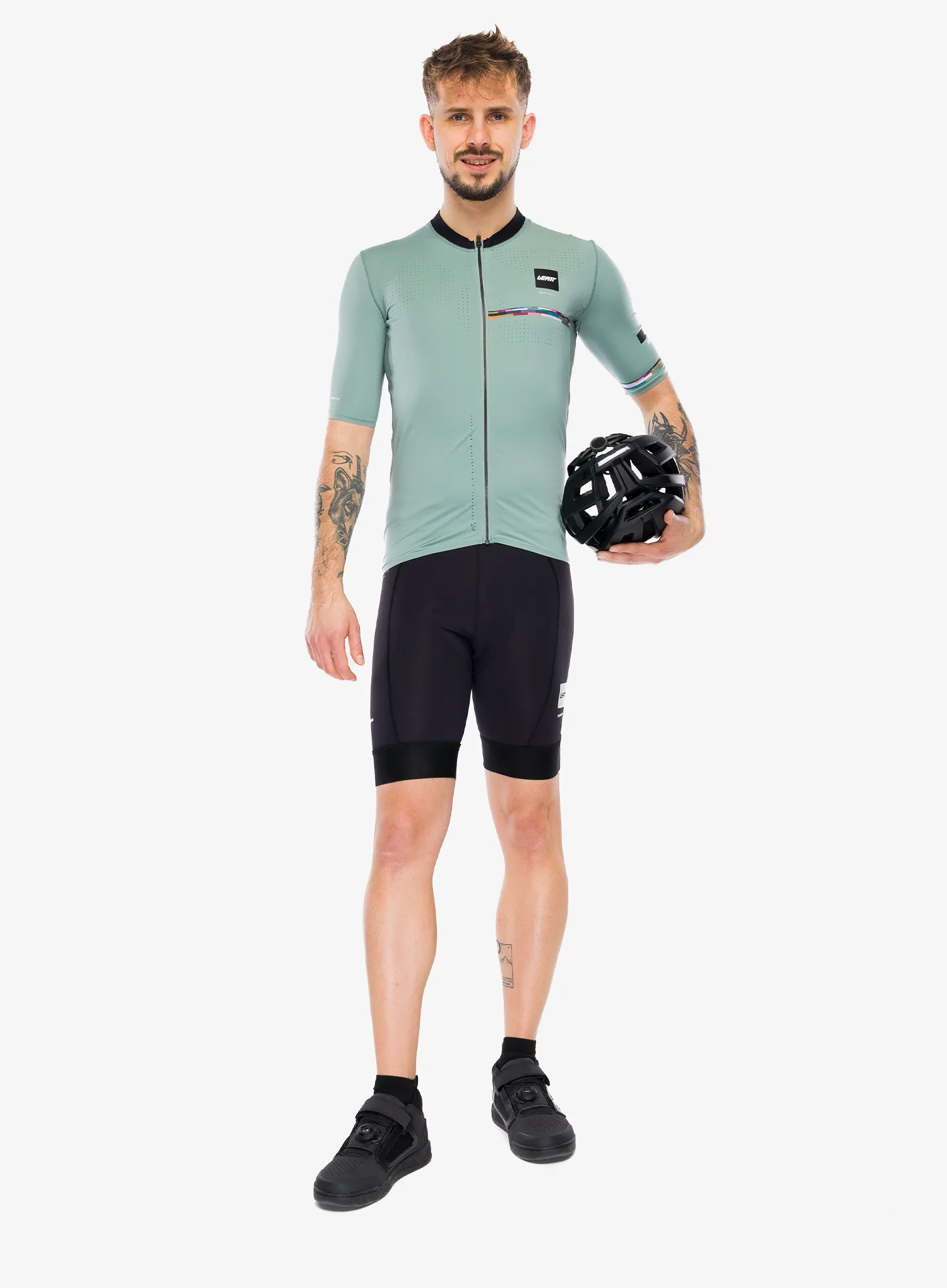 Cyklistické kraťasy s vložkou Leatt MTB Endurance 3.0 - black
