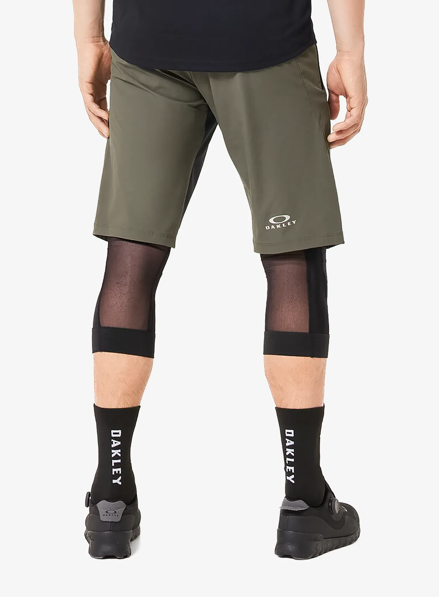 Cyklistické kraťasy s vložkou Oakley Free Ride Lined Short - army green