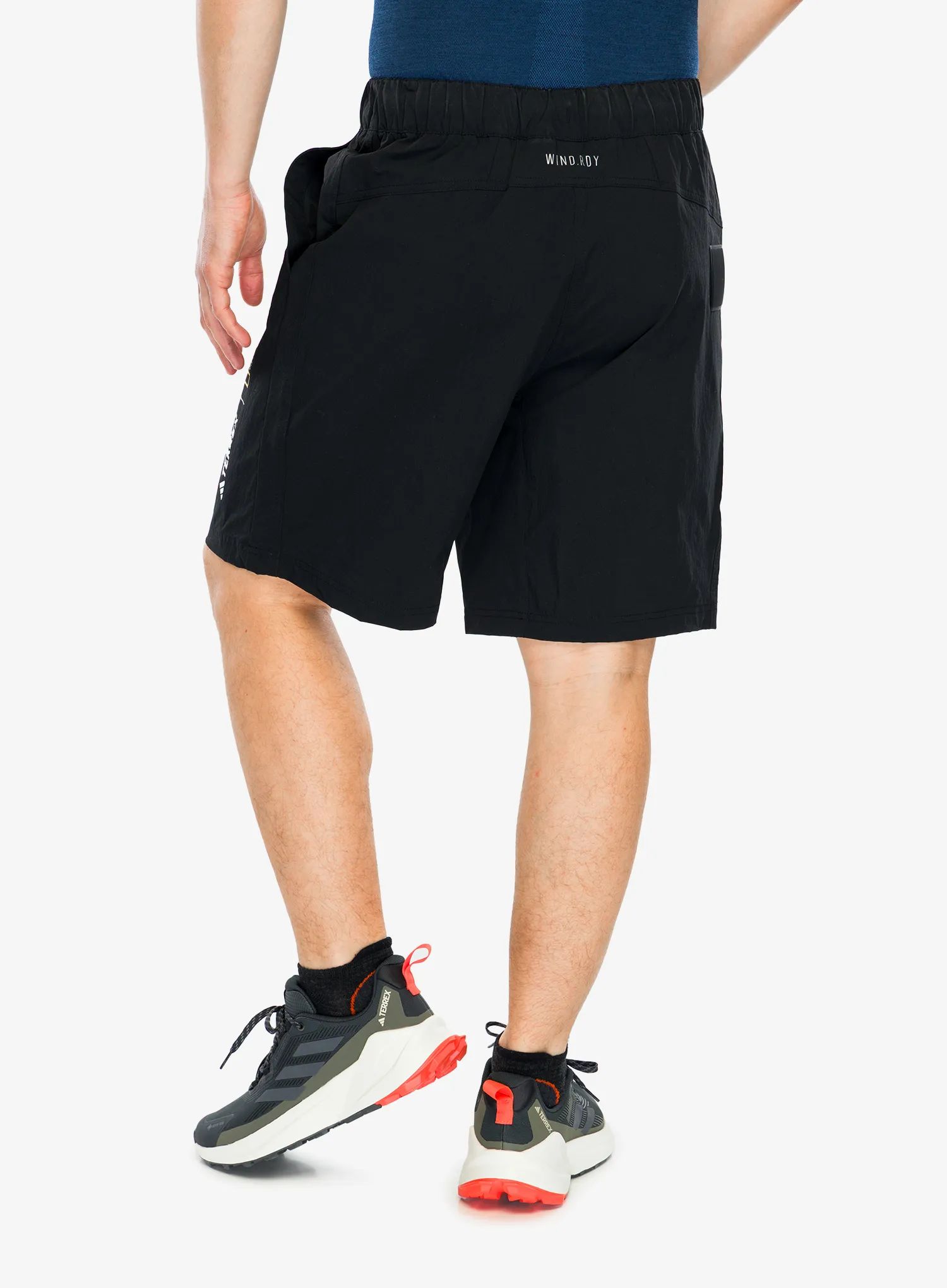 Outdoorové kraťasy adidas TERREX National Geographic WIND.RDY Shorts - black