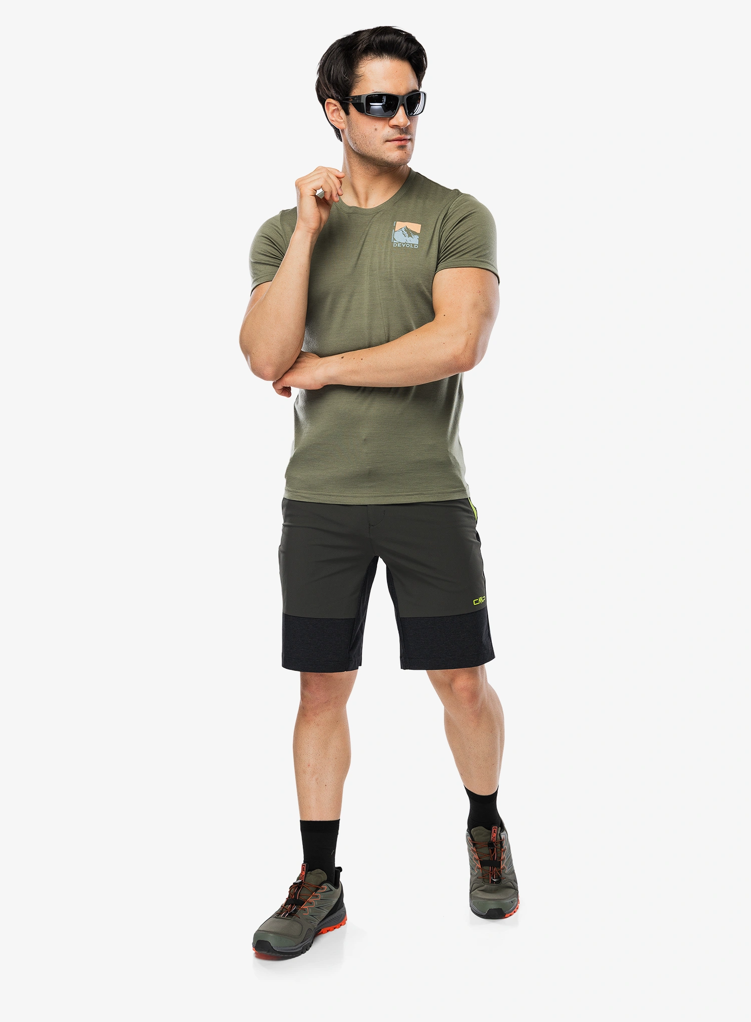 Outdoorové kraťasy CMP Drayno Bermuda - pine