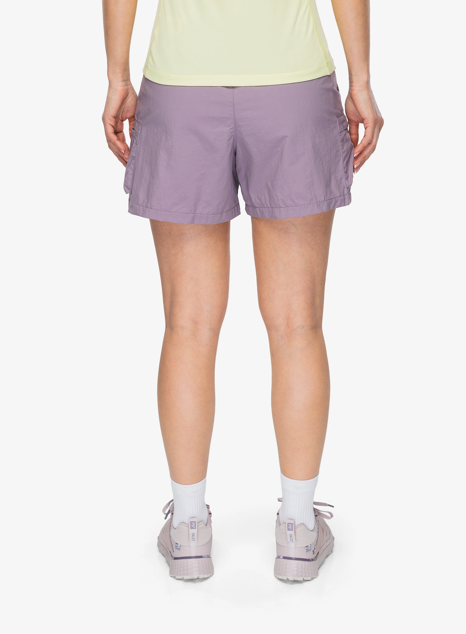 Turistické kraťasy dámské Columbia Sequoia Grove Woven Short - shale purple/lavender pearl