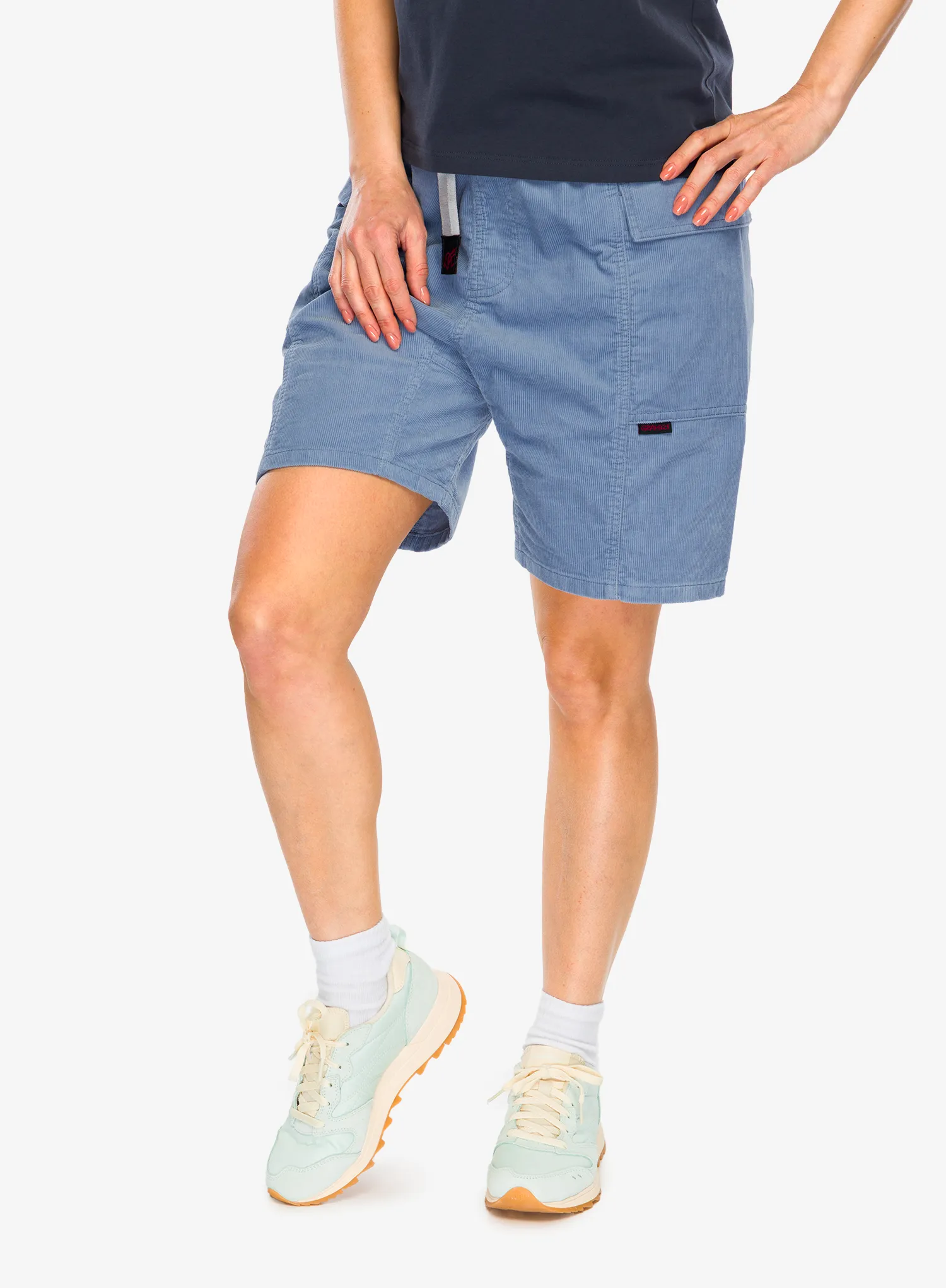 Turistické kraťasy dámské Gramicci Corduroy Utility Short - smoky blue