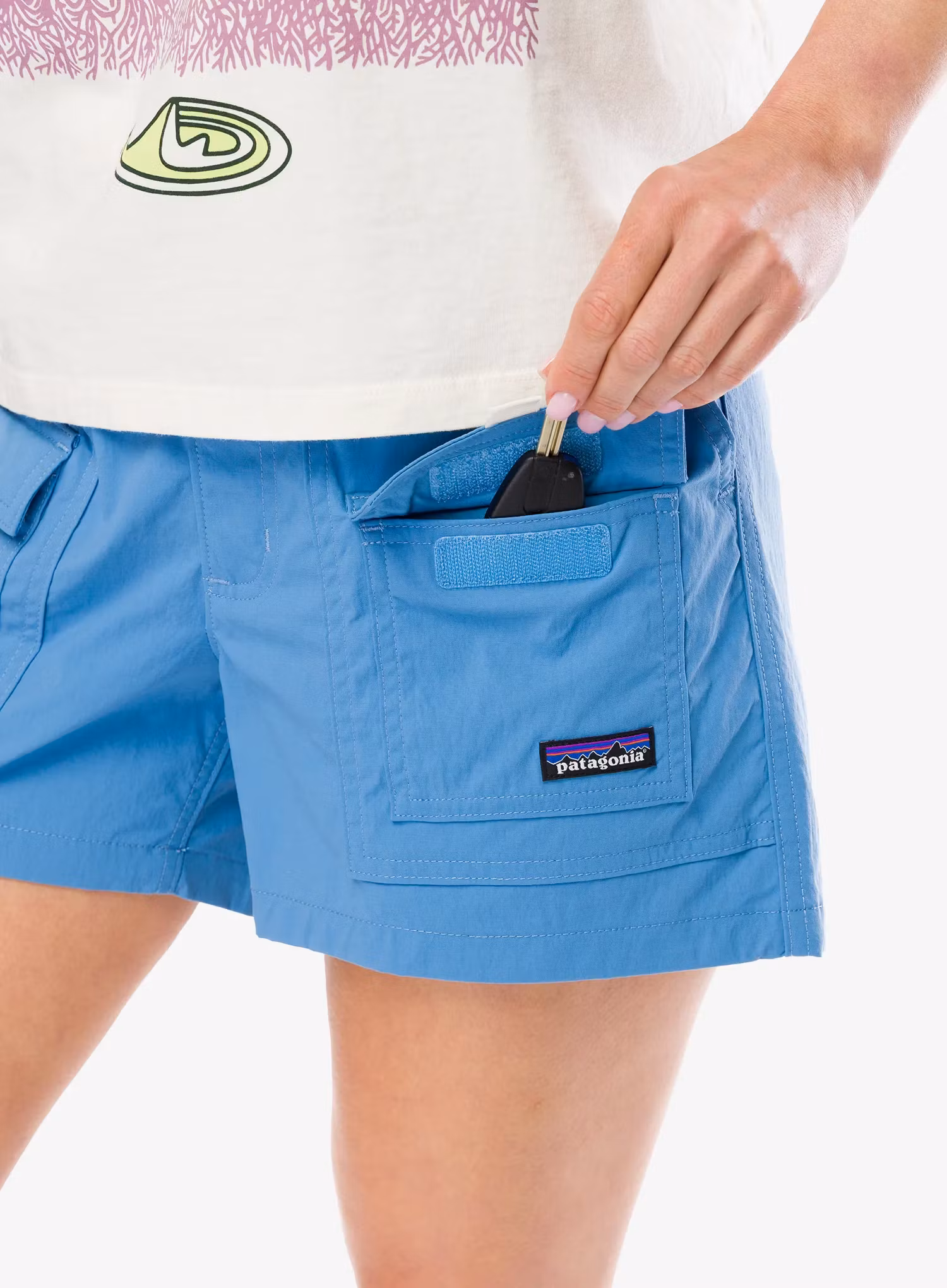 Turistické kraťasy dámské Patagonia Outdoor Everyday Shorts - shore blue