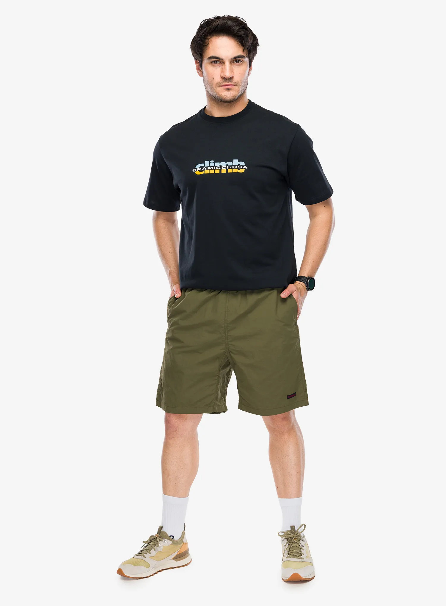 Outdoorové kraťasy Gramicci Nylon Packable G-Short - olive