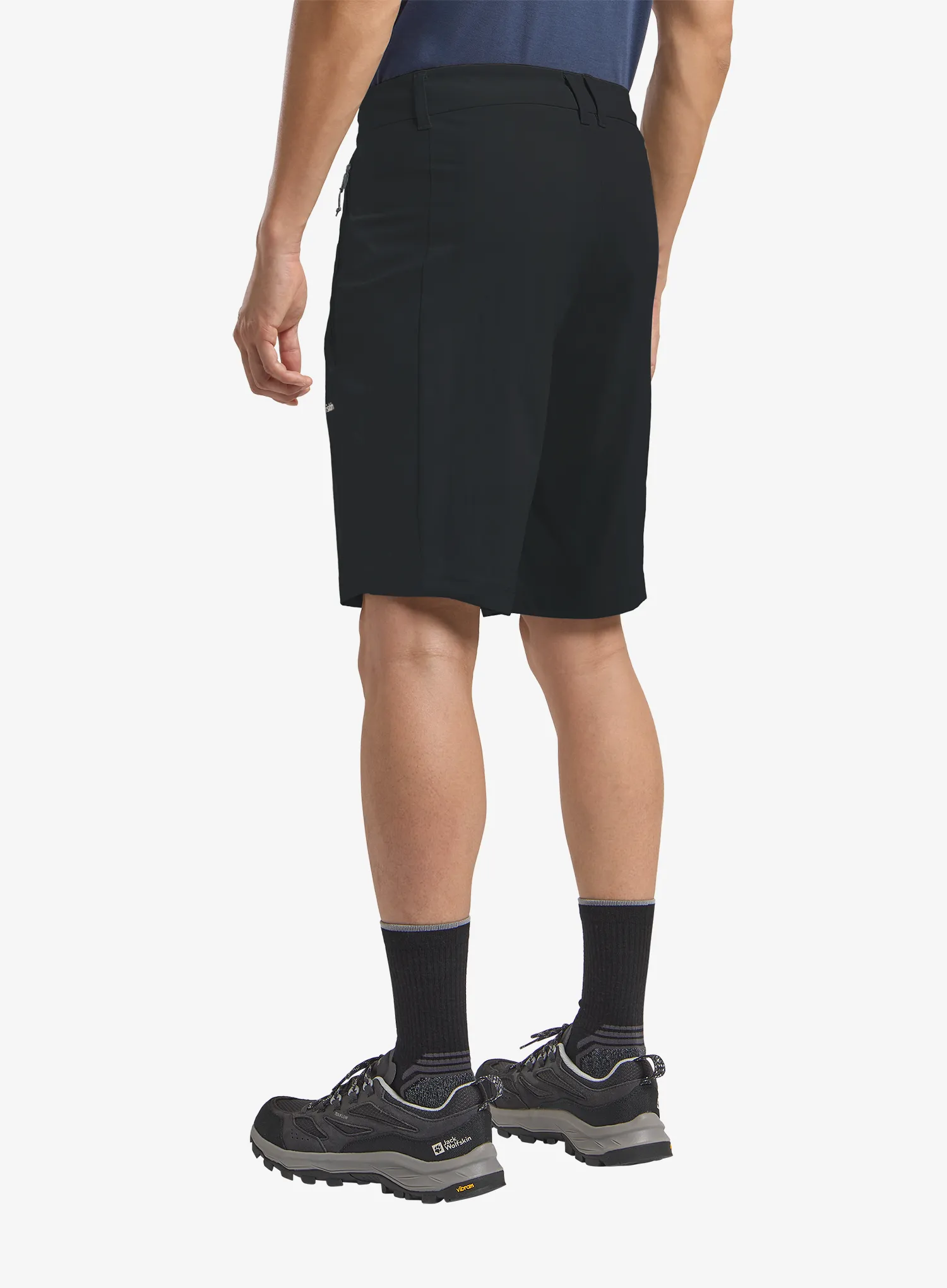Outdoorové kraťasy Jack Wolfskin Hikeout Shorts - black