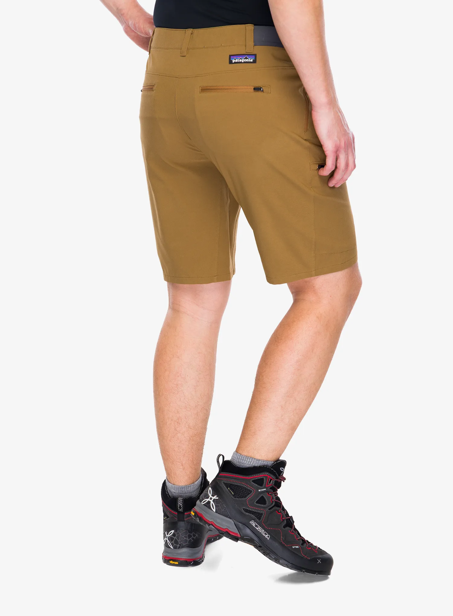 Outdoorové kraťasy Patagonia Terravia Trail Shorts 10 in - coriander brown
