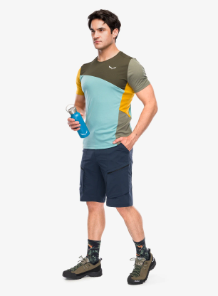 Outdoorové kraťasy Salewa Puez DST Cargo Shorts - blueberry