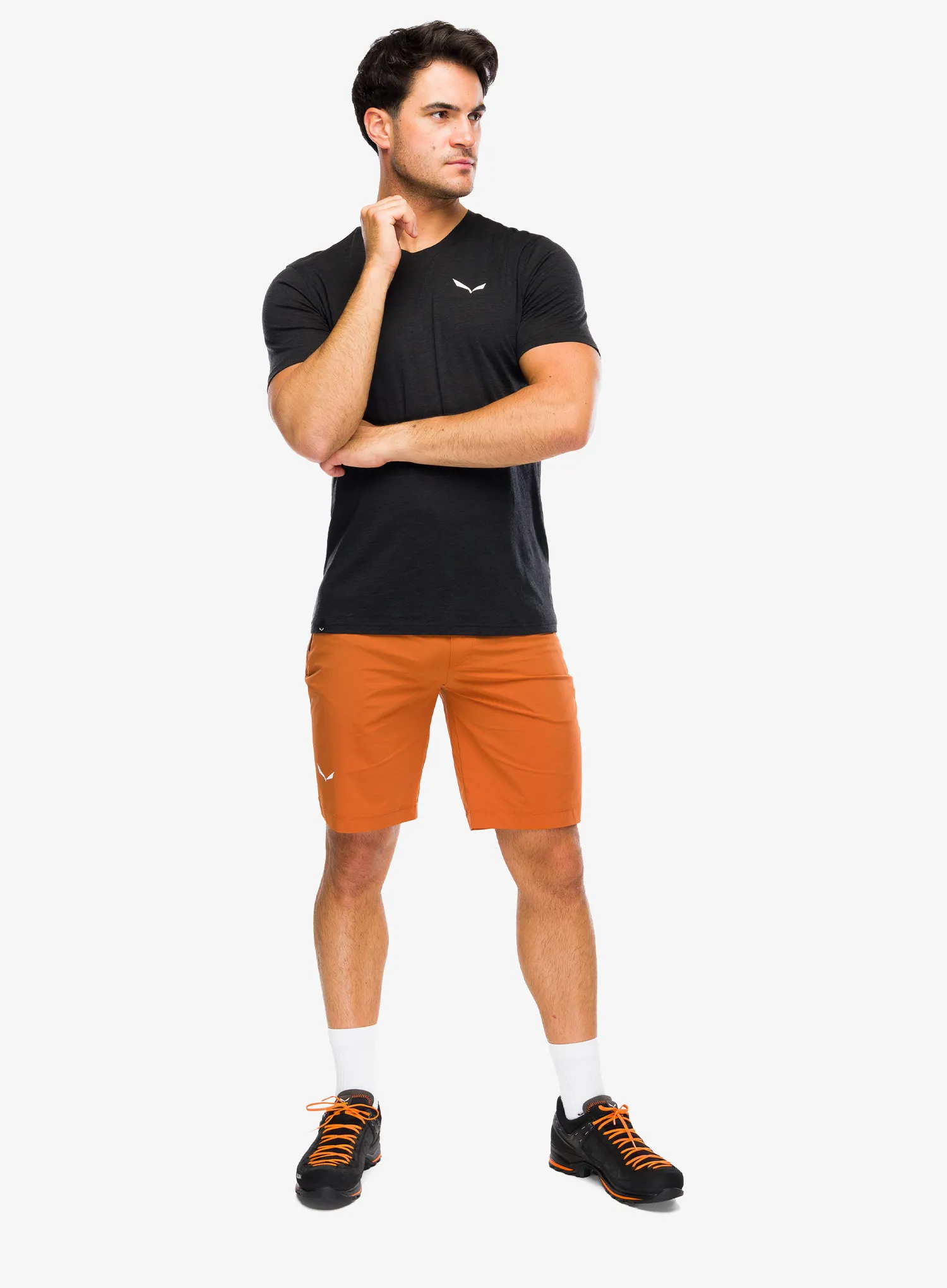 Outdoorové kraťasy Salewa Puez Talveno DST Shorts - bombay brown