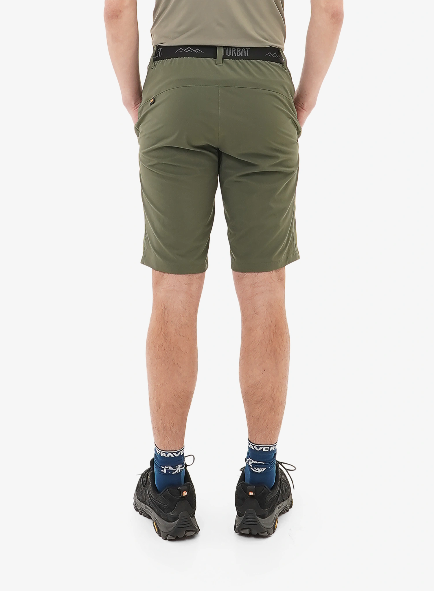 Outdoorové kraťasy Turbat Prut Trek Shorts - rifle green