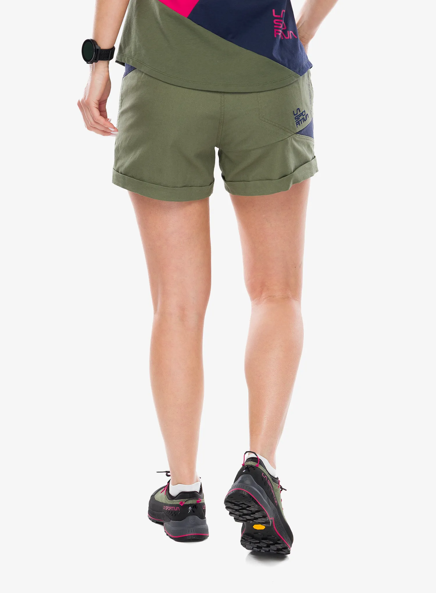 Dámské lezecké kraťasy La Sportiva Bolt Short - night sky/cypress