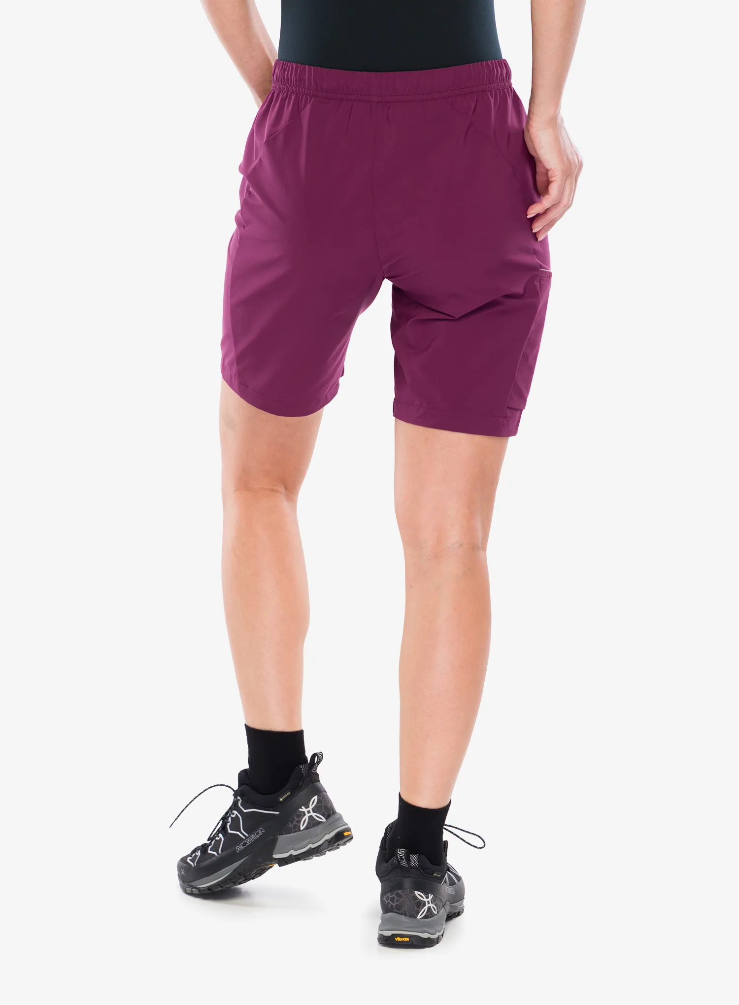 Dámské lezecké kraťasy Montura Spitze Licht Bermuda - wine red/light rose