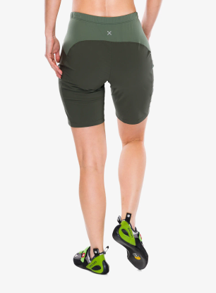 Dámské lezecké kraťasy Montura Stretch Shape Bermuda - sage green