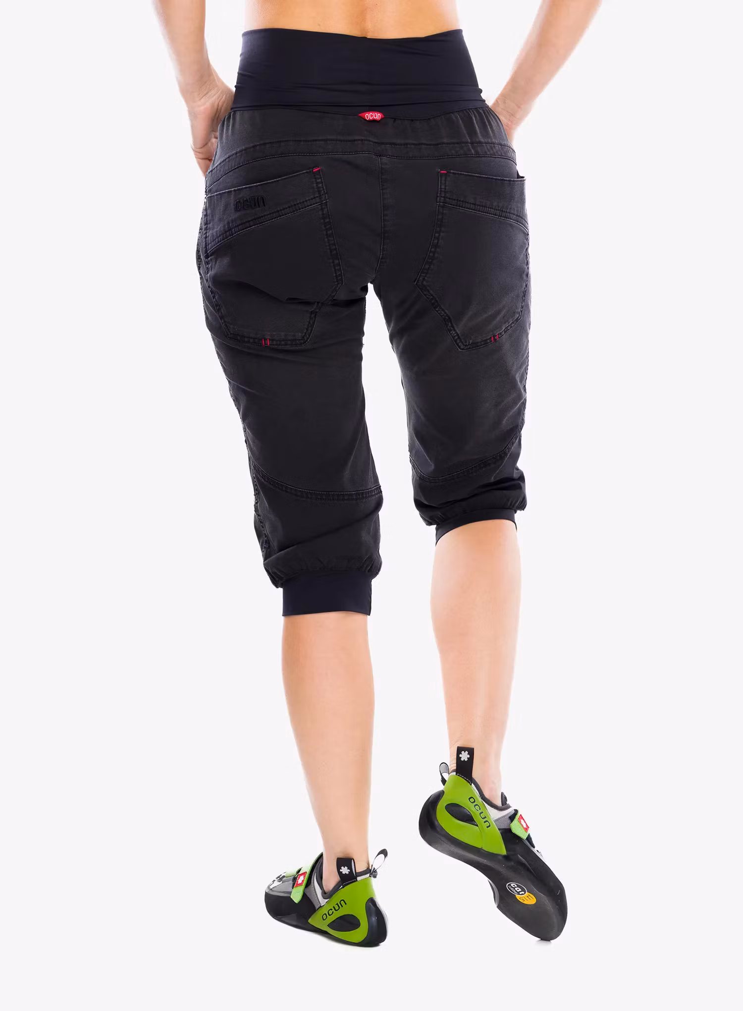 Dámské lezecké kraťasy Ocun Noya Jeans Organic Shorts - black