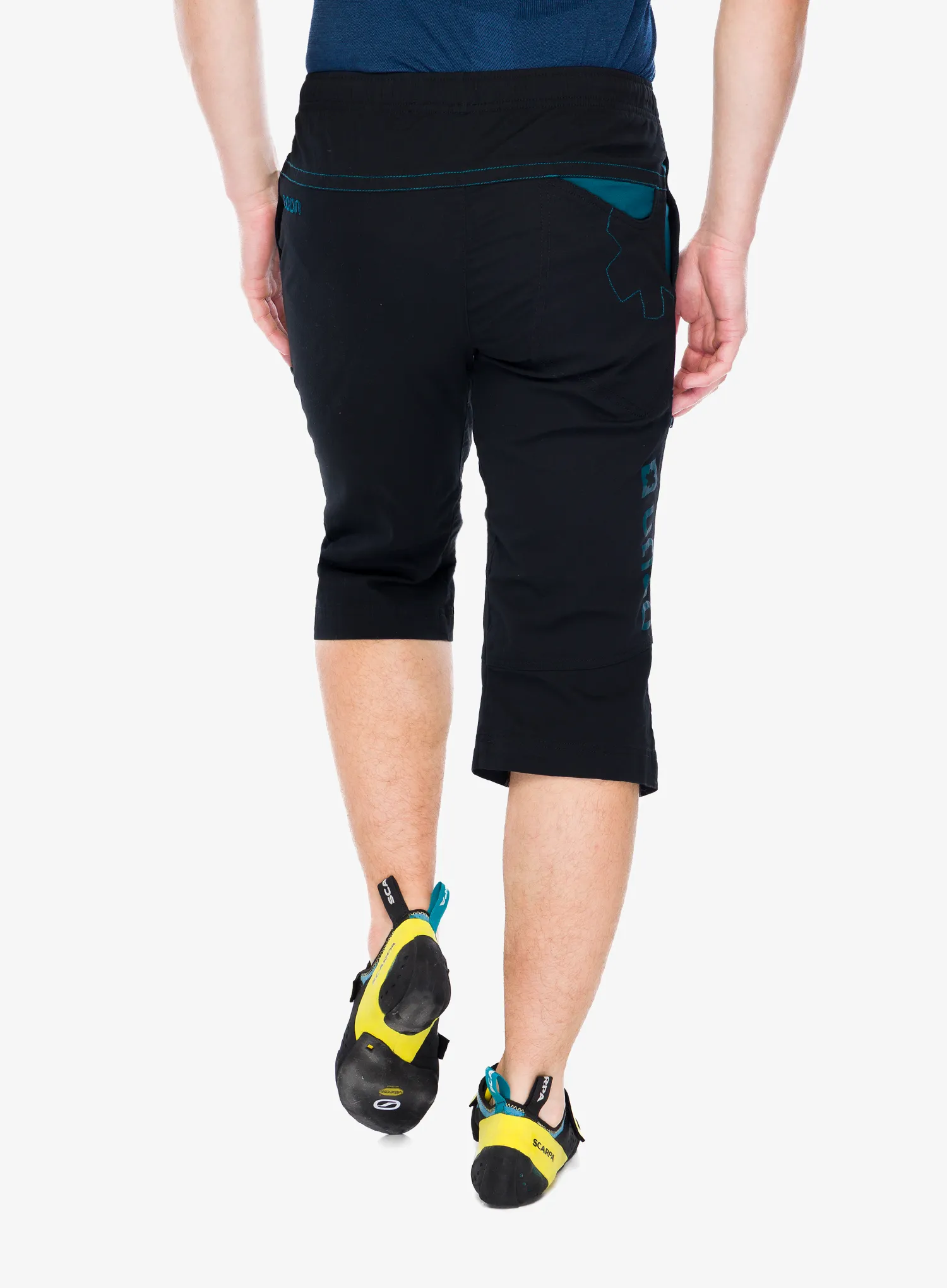 Lezecké kraťasy Ocun Jaws 3/4 - black caviar