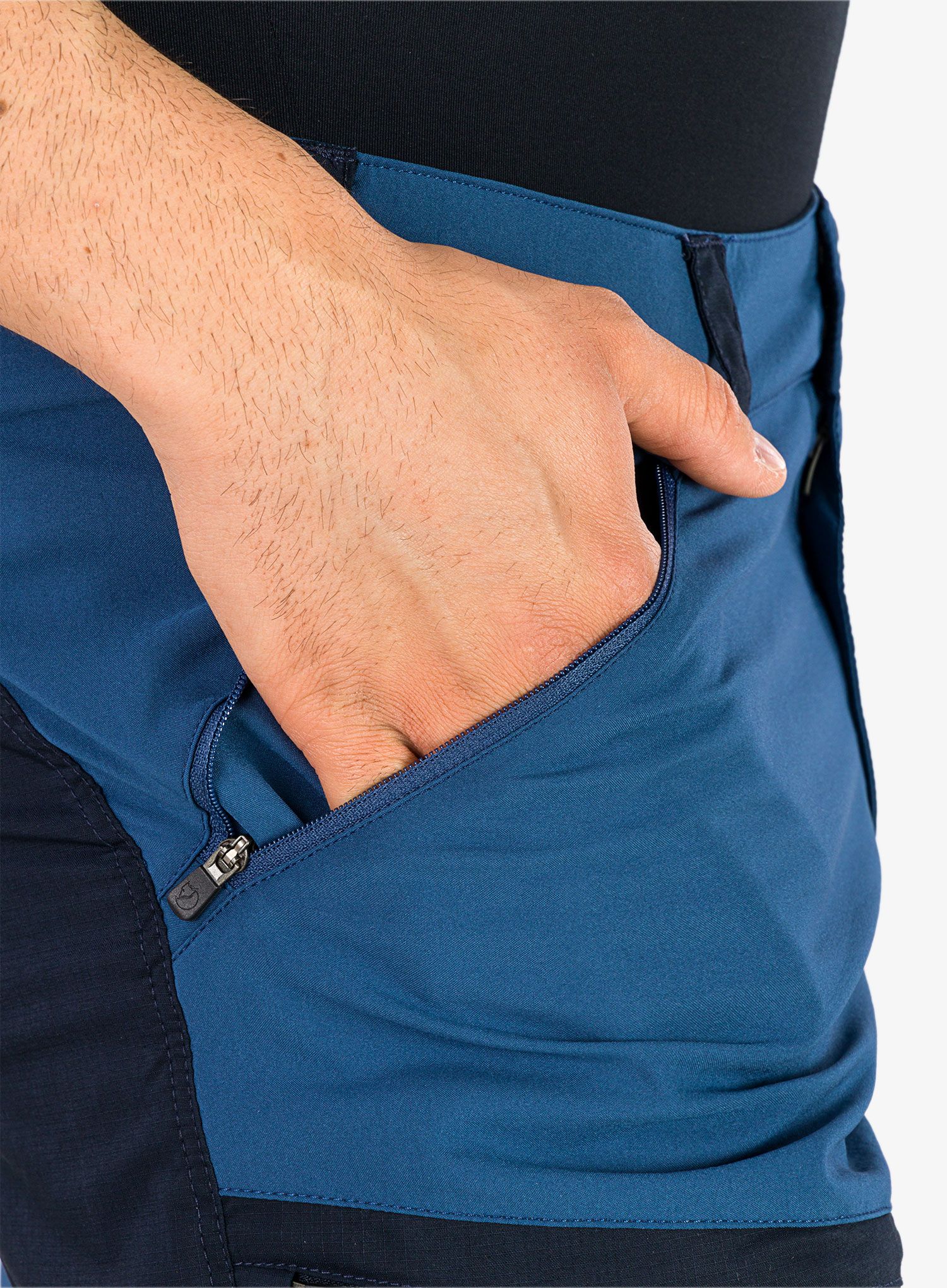 Kraťasy Fjallraven Abisko Midsummer Shorts - indigo blue/dark navy