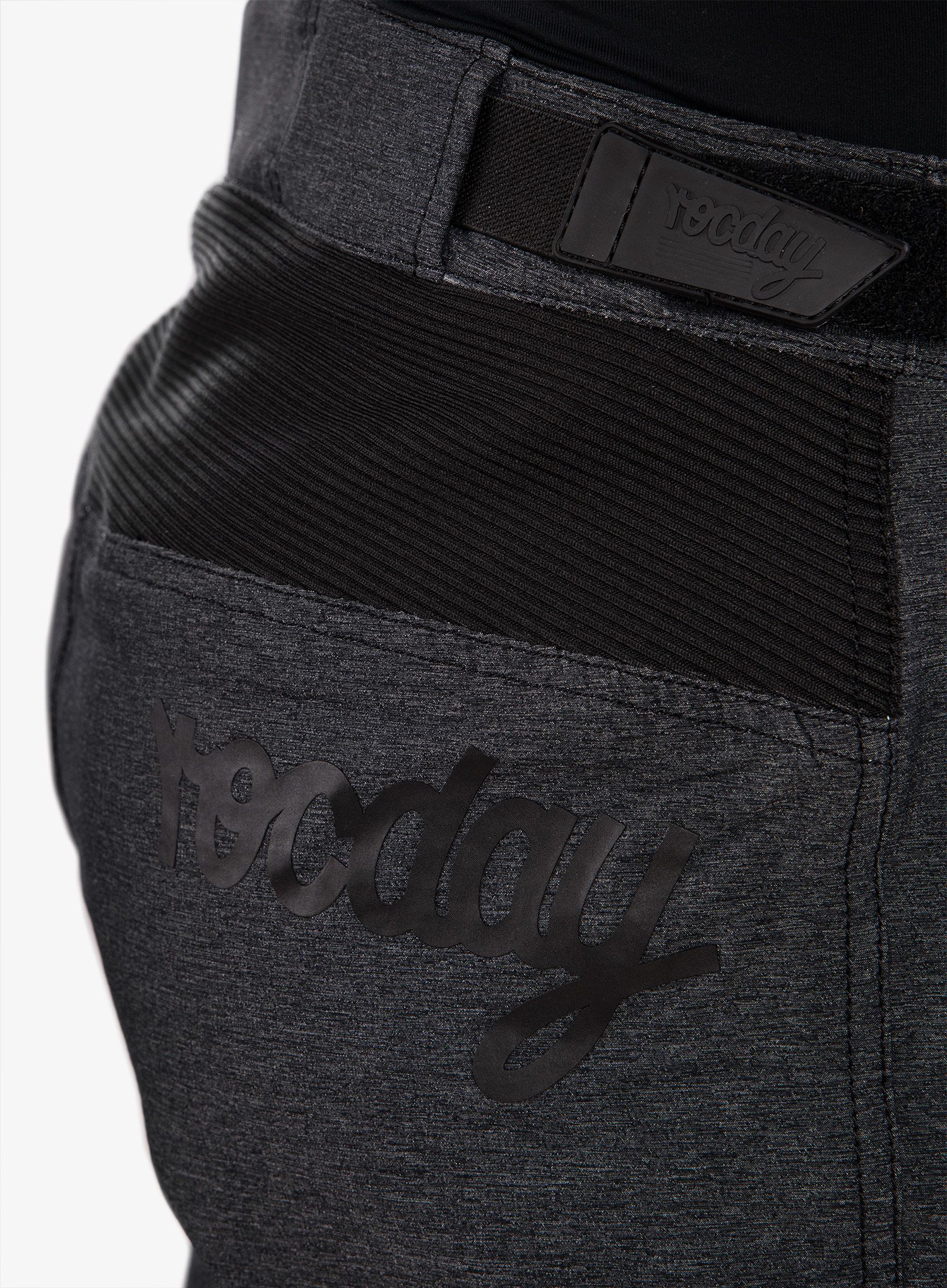 Cyklistické kraťasy Rocday Roc - black melange