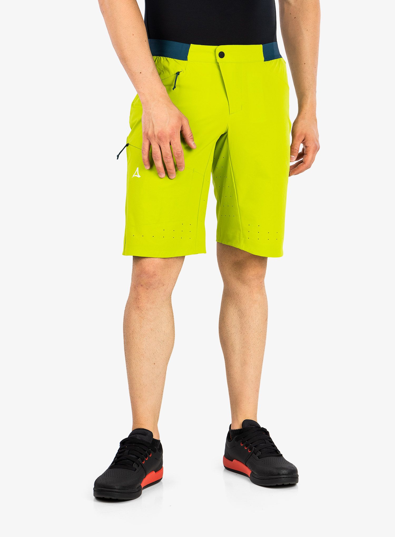 Cyklistické kraťasy Schoffel Shorts Mellow Trail - lime green