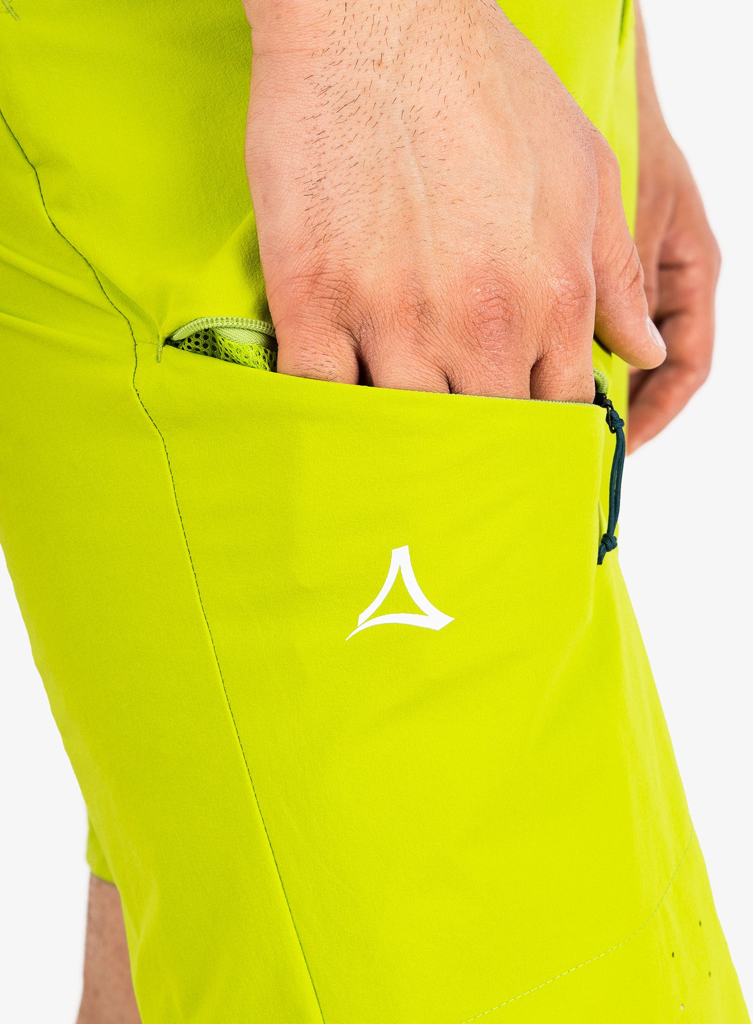 Cyklistické kraťasy Schoffel Shorts Mellow Trail - lime green
