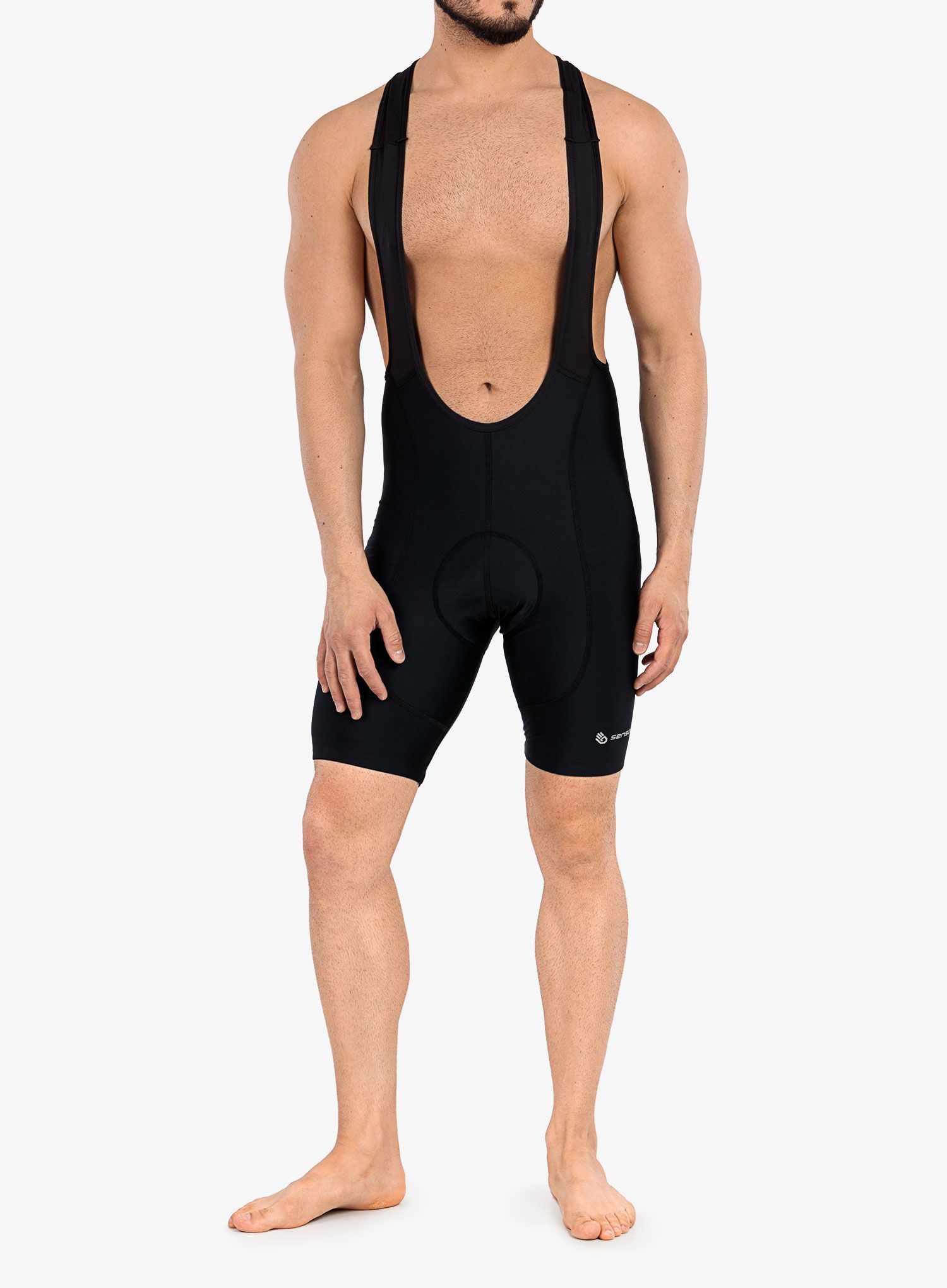 Cyklistické kraťasy s vložkou Sensor Entry Bib Cycling Shorts - black