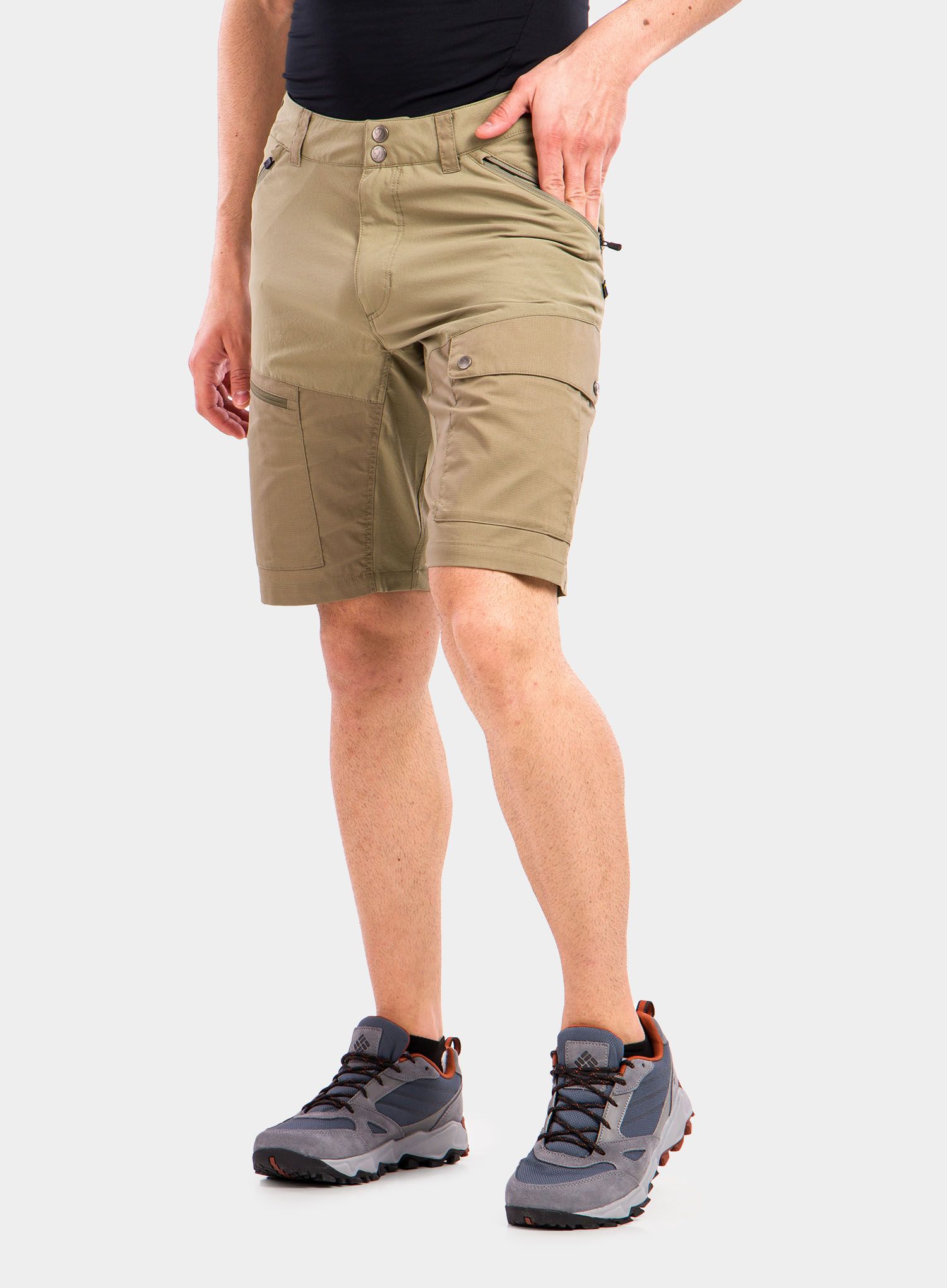 Turistické kraťasy Fjallraven Abisko Midsummer Shorts - savanna/oliv