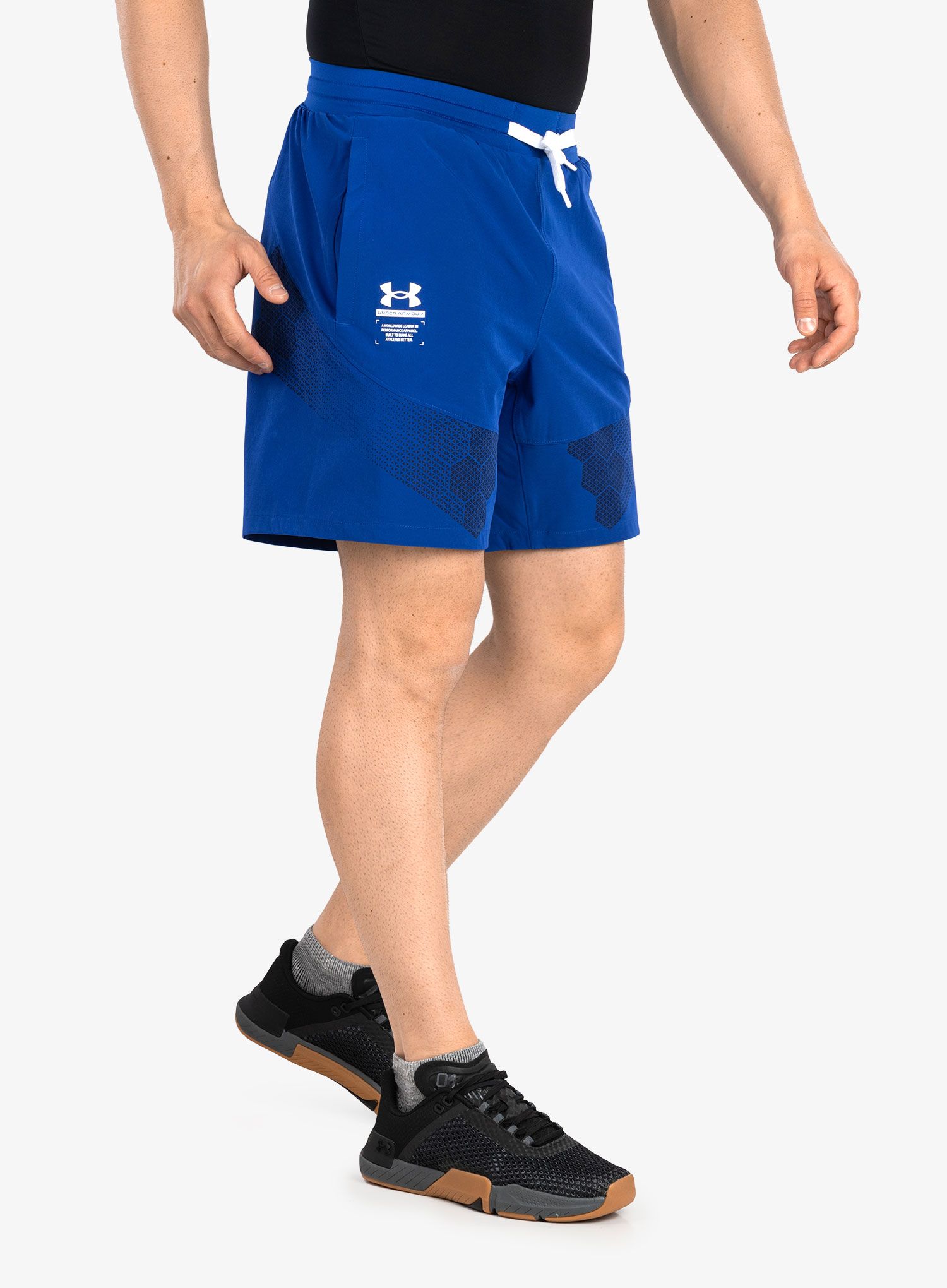 Kraťasy Under Armour ArmourPrint Woven Shorts - royal/white