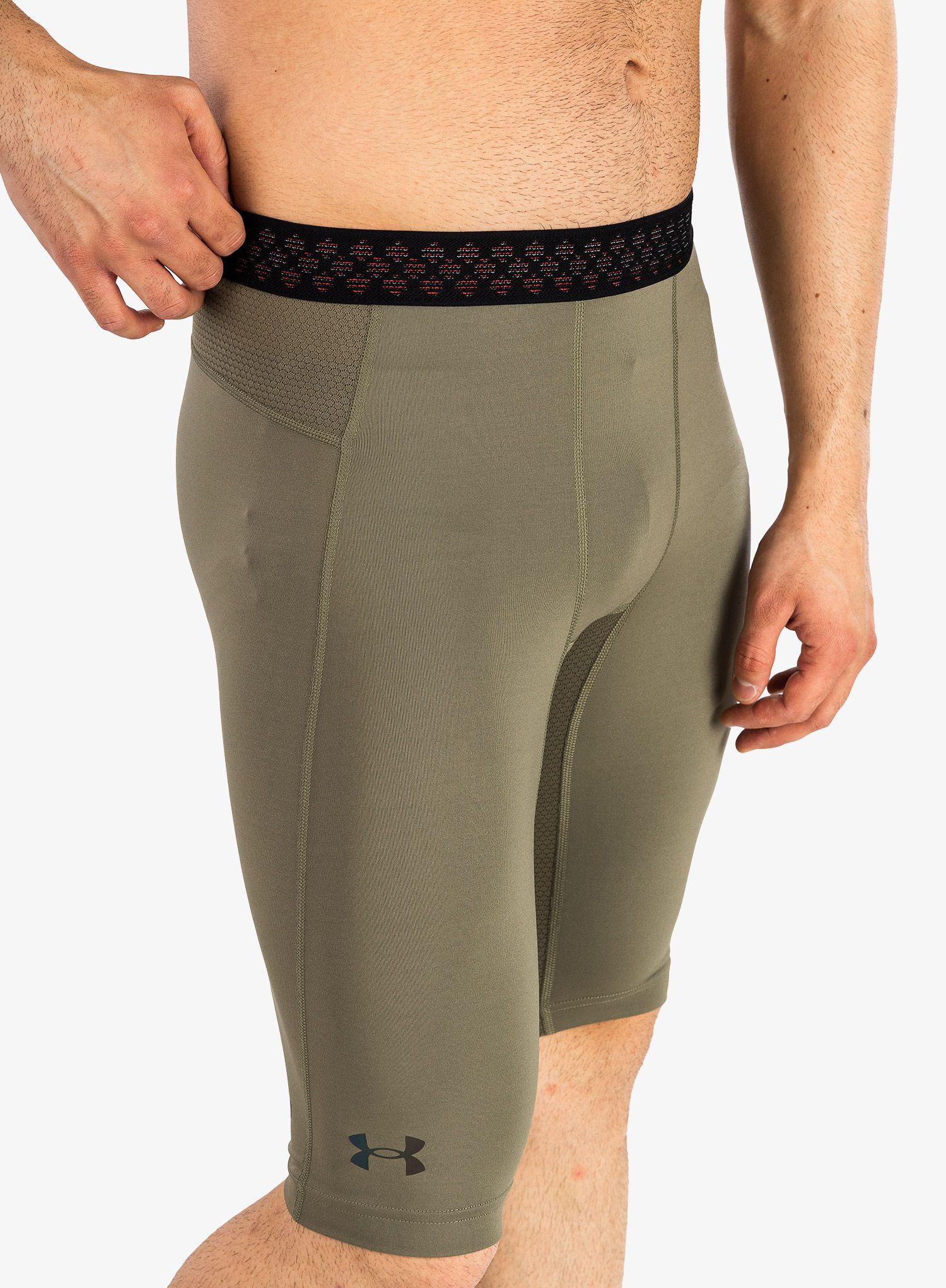 Kraťasy Under Armour HG Rush 2.0 Long Shorts - tent/black