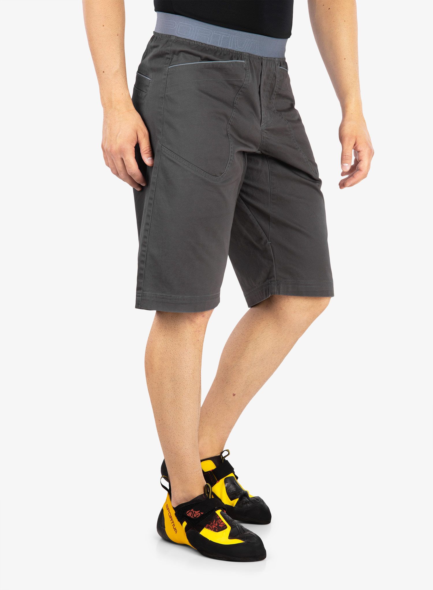 Lezecké kraťasy La Sportiva Flatanger Short - carbon