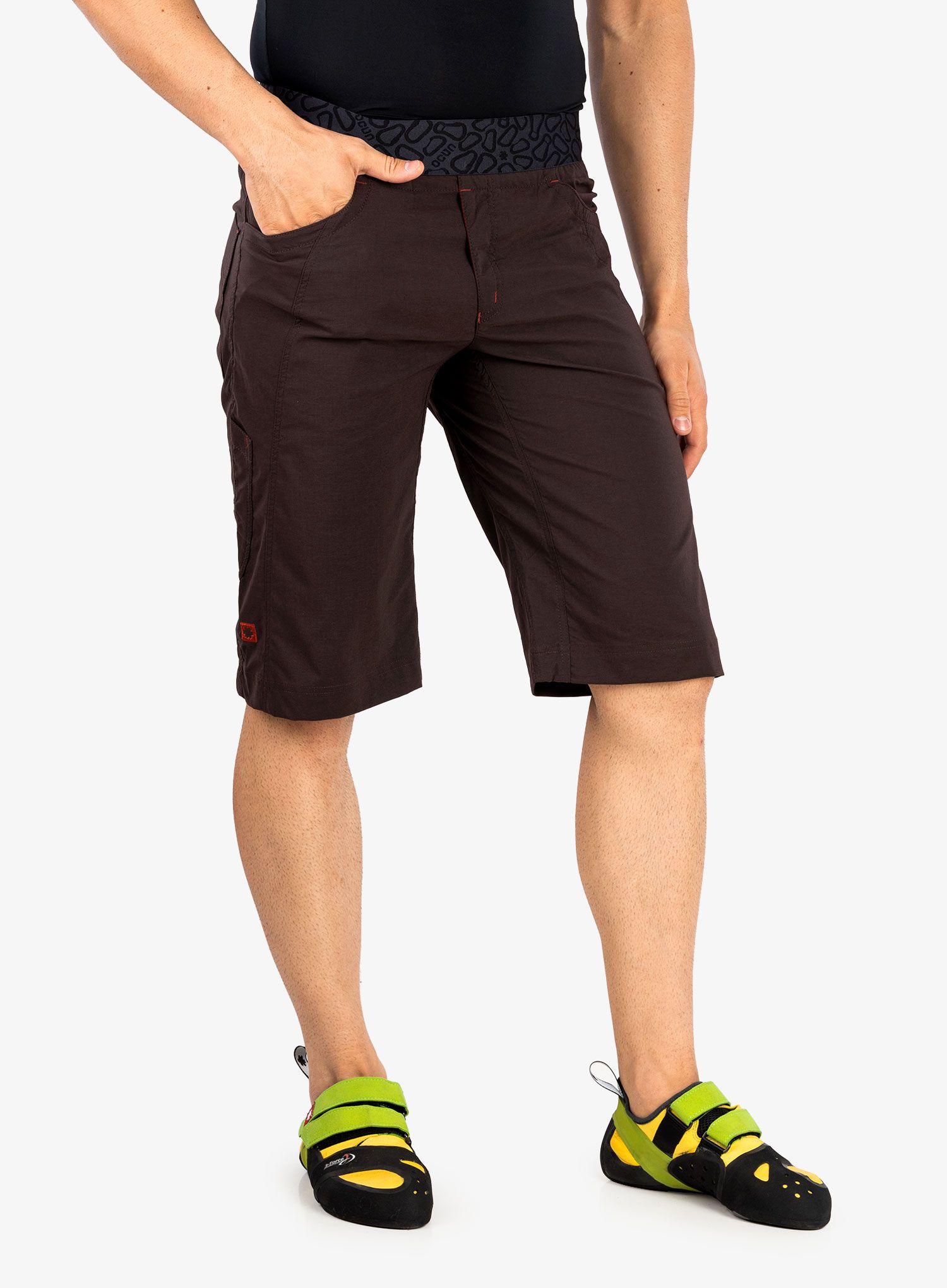 Lezecké kraťasy Ocun Mania Shorts - brown chocolate torte