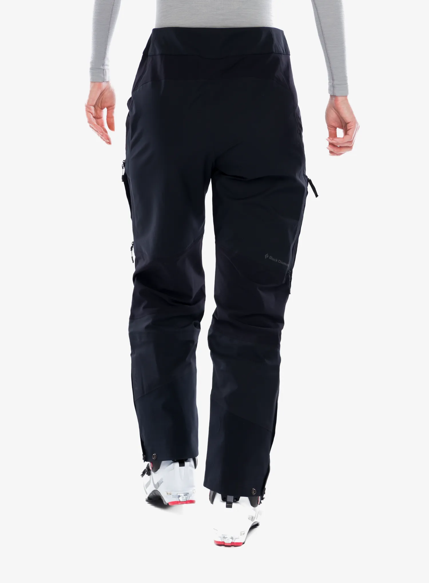 Dámské kalhoty Black Diamond Dawn Patrol Hybrid Pants - black