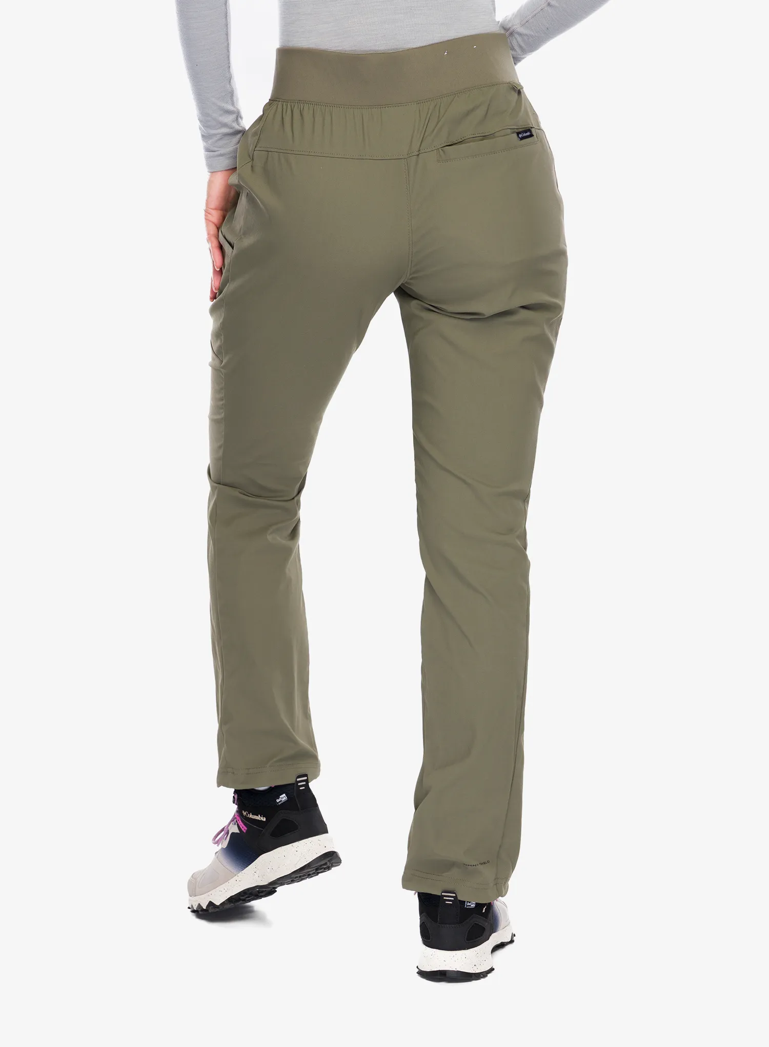 Kalhoty dámské Columbia Leslie Falls Pull-On Pant - stone green