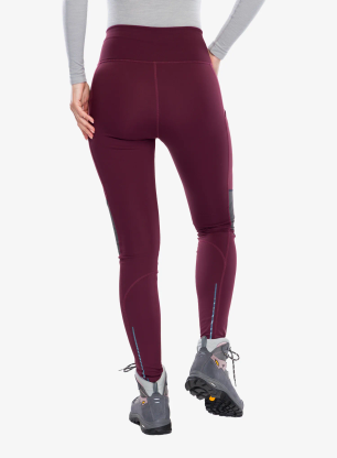 Dámské kalhoty Fjallraven Abisko Varm Trekking Tights - port-iron grey