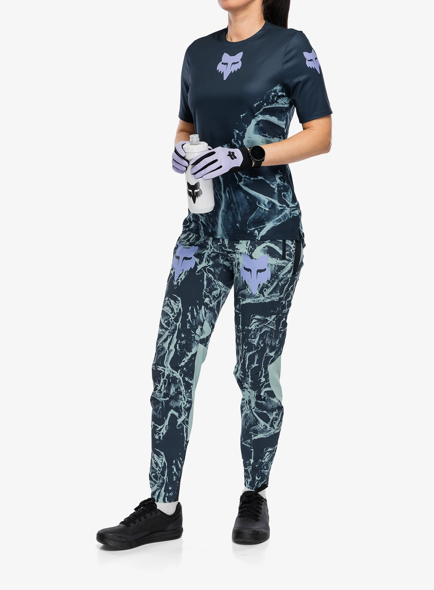 Kalhoty dámské Fox Ranger Pant Image Print - arctic blue
