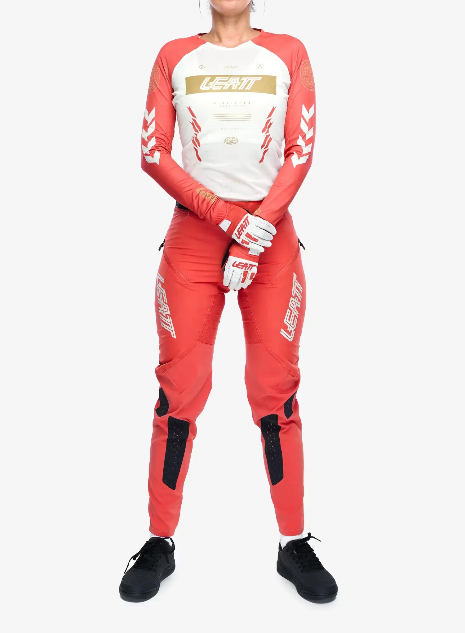 Kalhoty dámské Leatt MTB Gravity 3.0 - race red