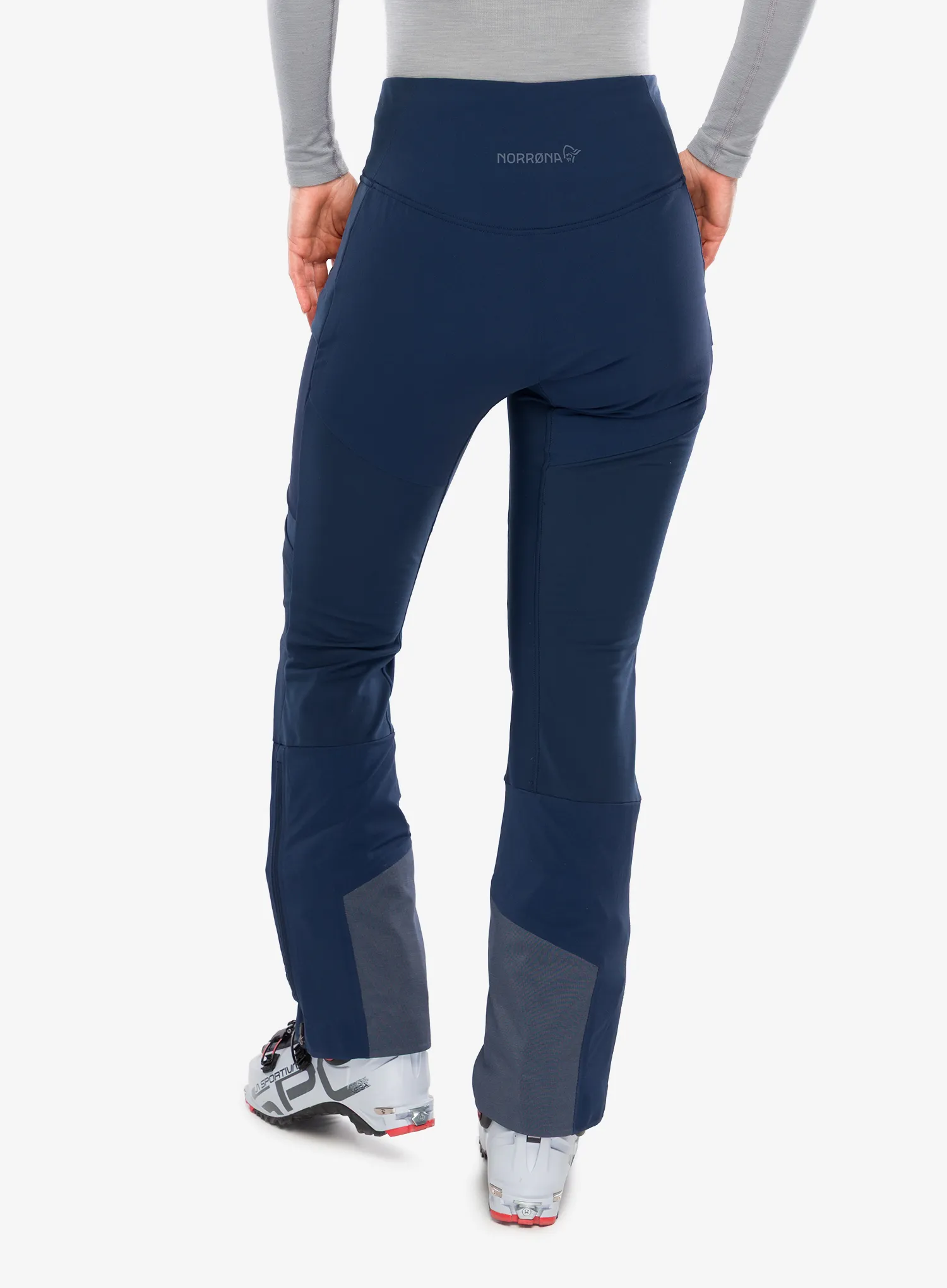 Kalhoty dámské Norrona Lyngen Equaliser Stretch Tights - indigo night