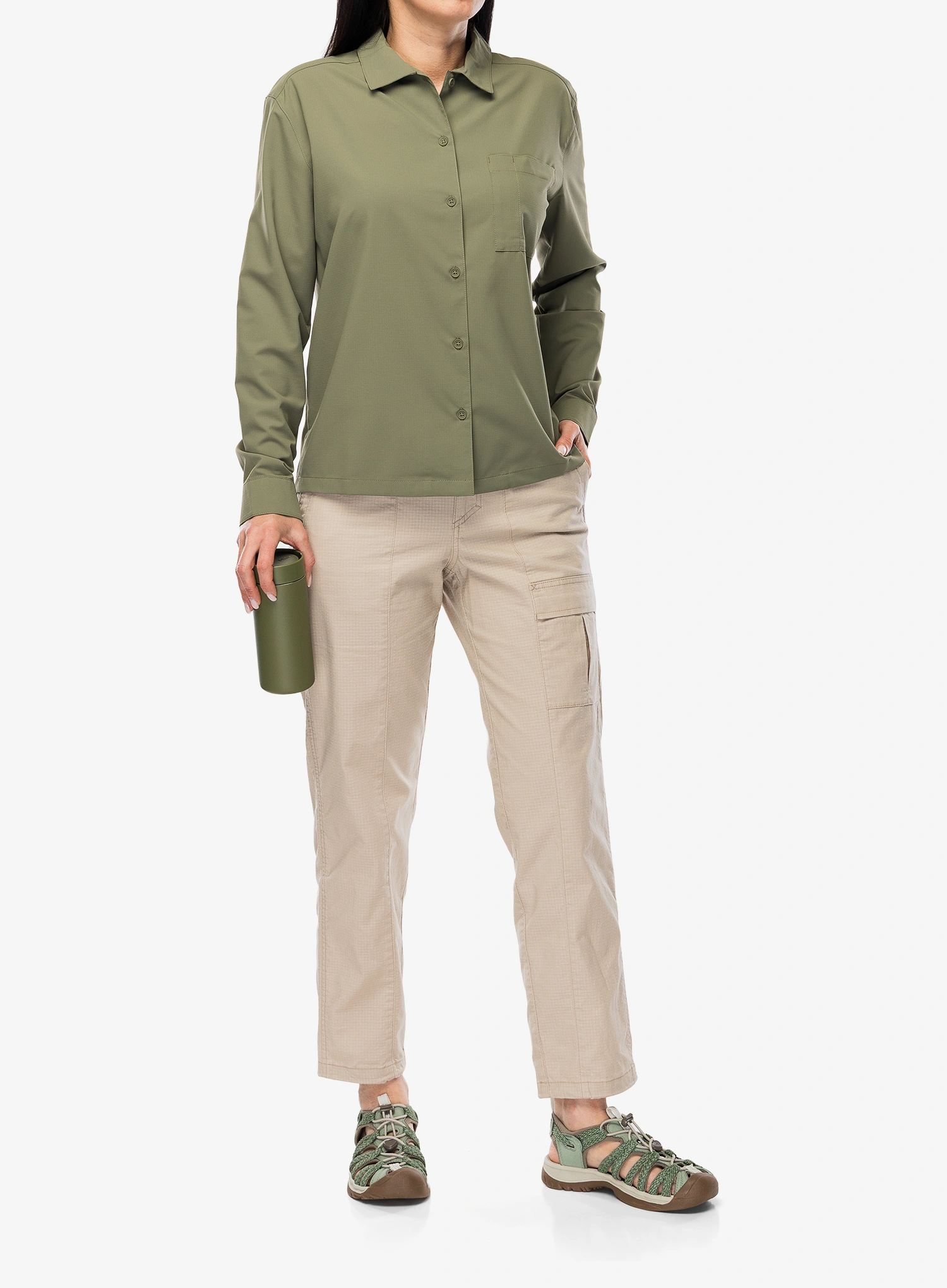 Kalhoty dámské Royal Robbins Crux Ankle Pant - oyster