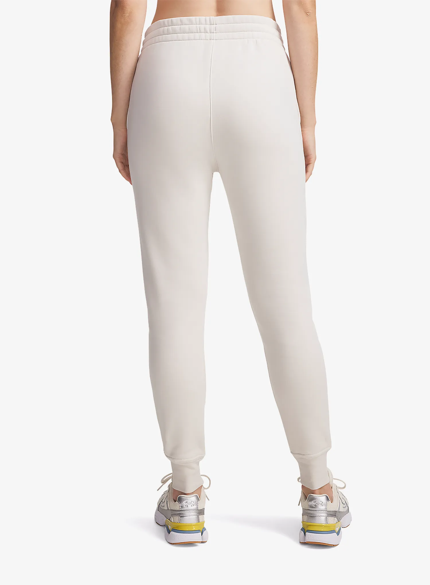 Kalhoty dámské Under Armour Icon Fleece Jogger - summit white/white