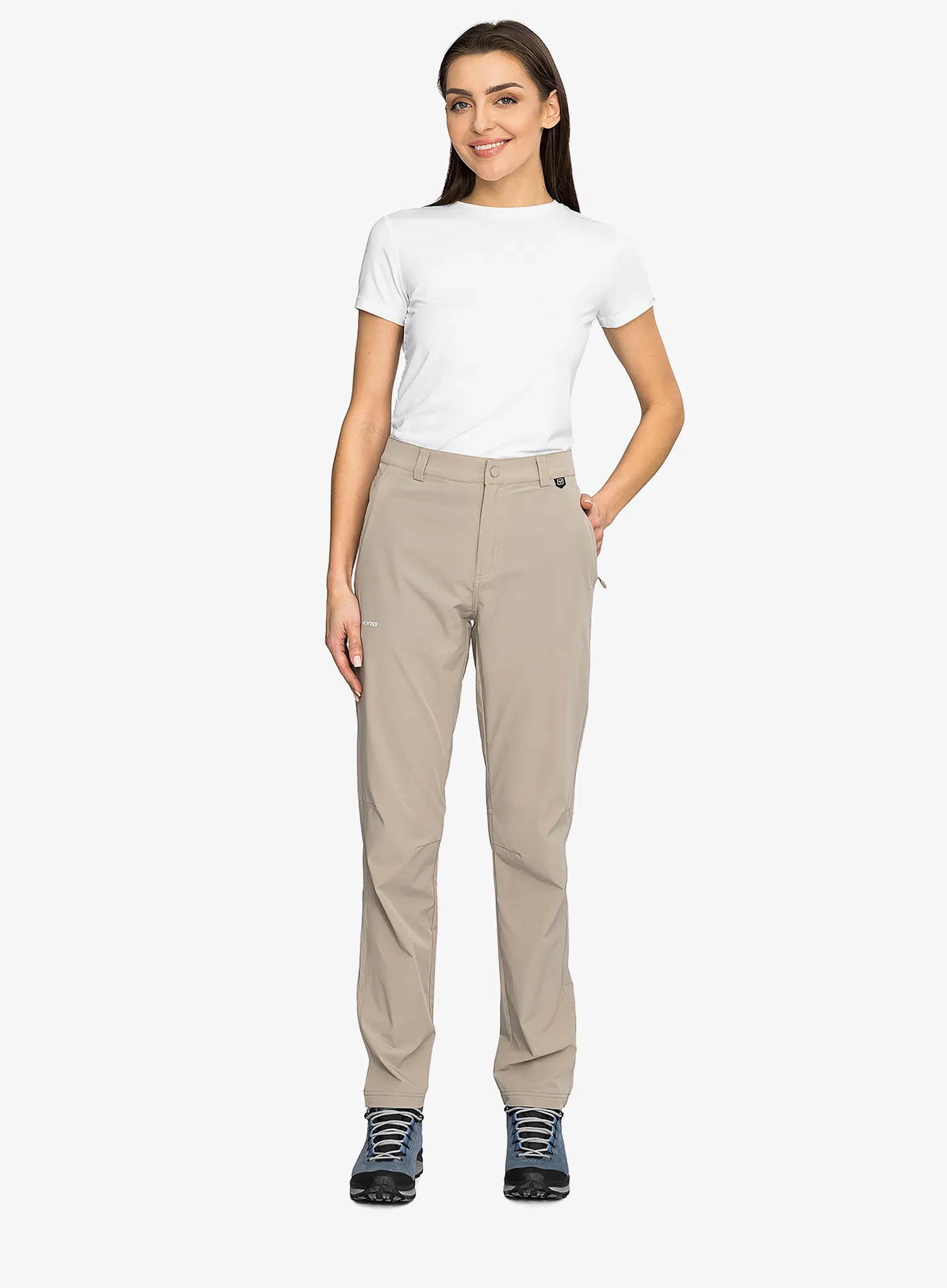 Kalhoty dámské Viking Expander Ultralight - beige