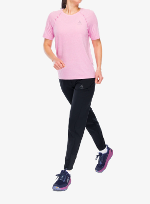 Běžecké kalhoty dámské Odlo Zeroweight Regular Length - black