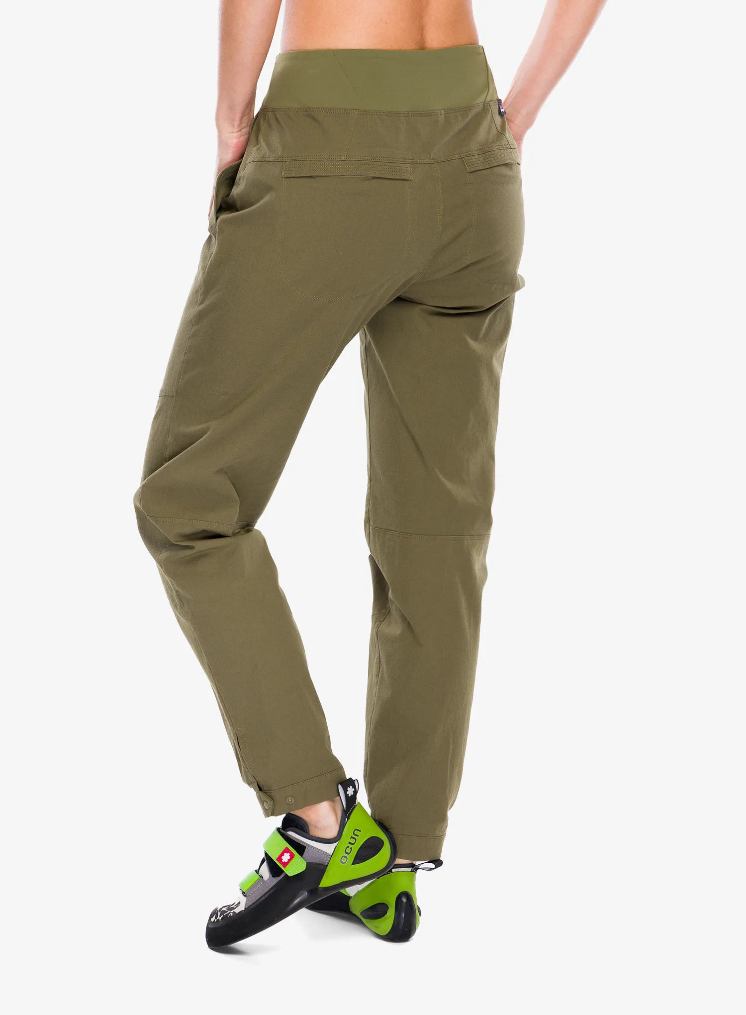 Lezecké kalhoty dámské Patagonia Caliza Rock Pants - tent green