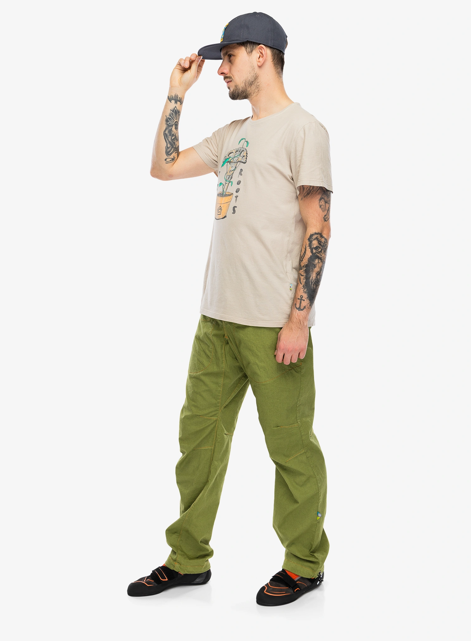 Lezecké kalhoty E9 Rondo Flax2 - rosemary