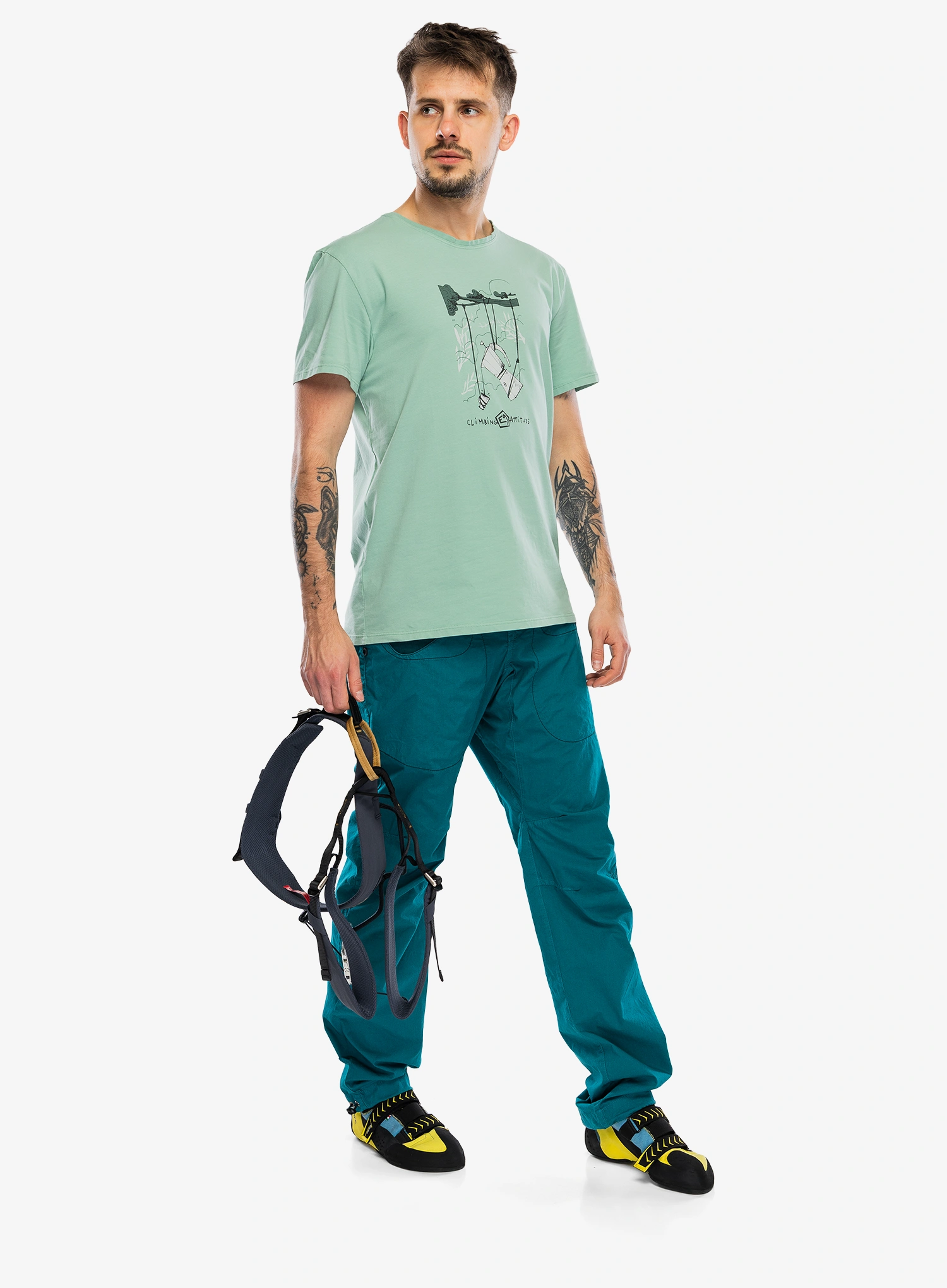 Lezecké kalhoty E9 Rondo Slim - lightpetrol