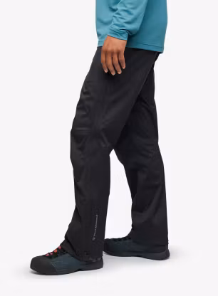Nepromokavé kalhoty Black Diamond Fineline Stretch FZ Pants - black